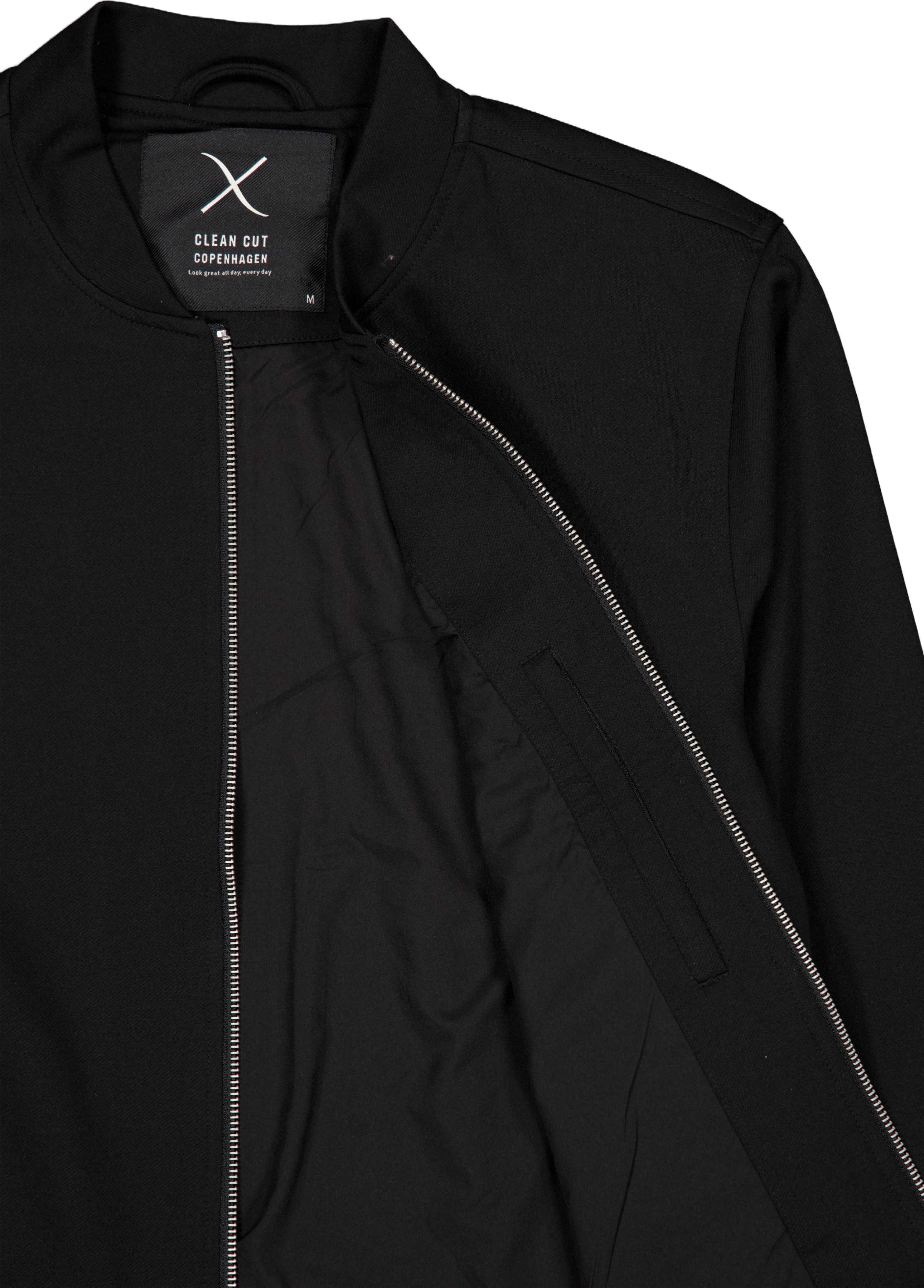 Brendon Jersey Jacket Black - Bild 4