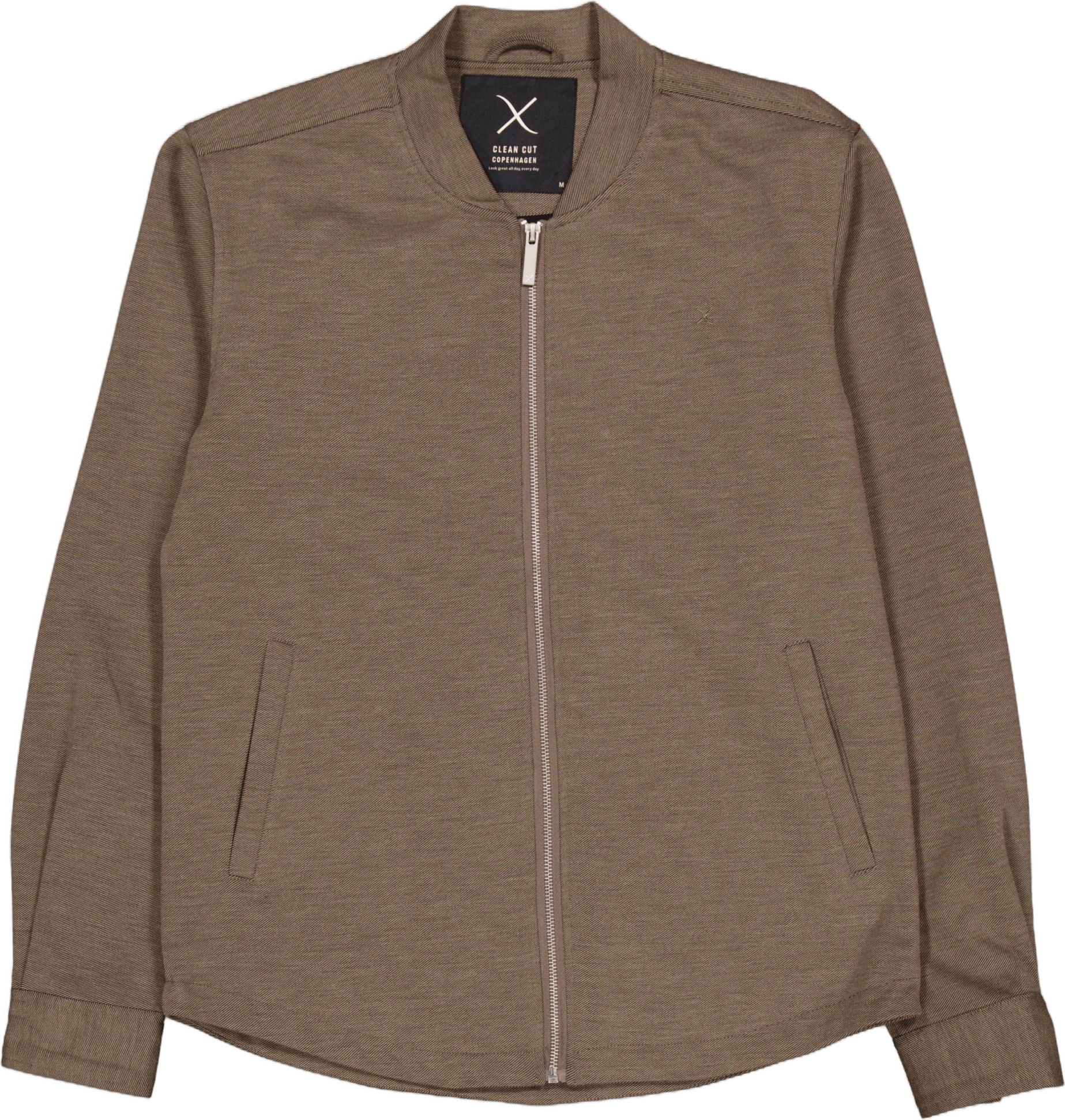 Brendon Jersey Jacket Dark Khaki