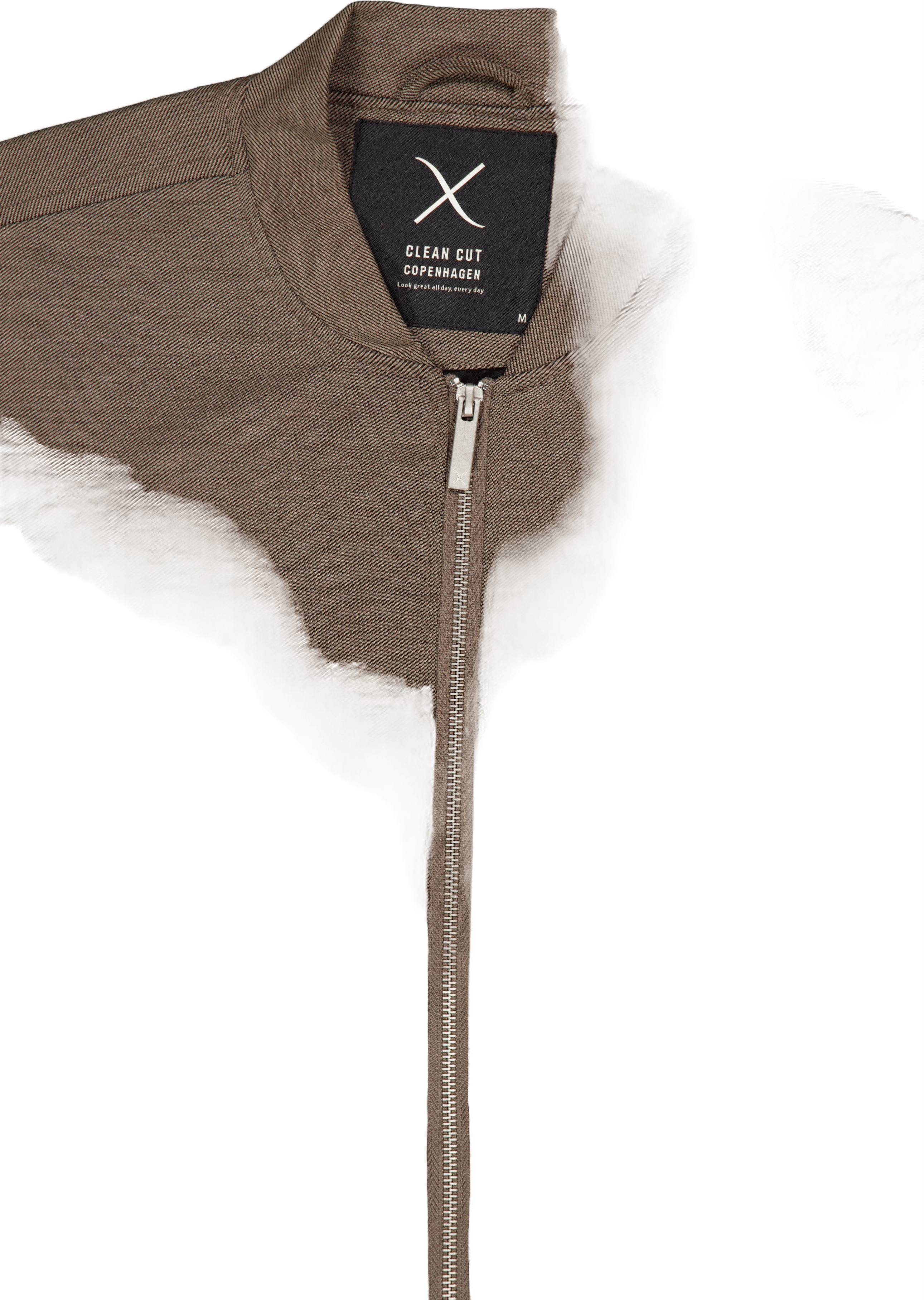 Brendon Jersey Jacket Dark Khaki - Bild 3
