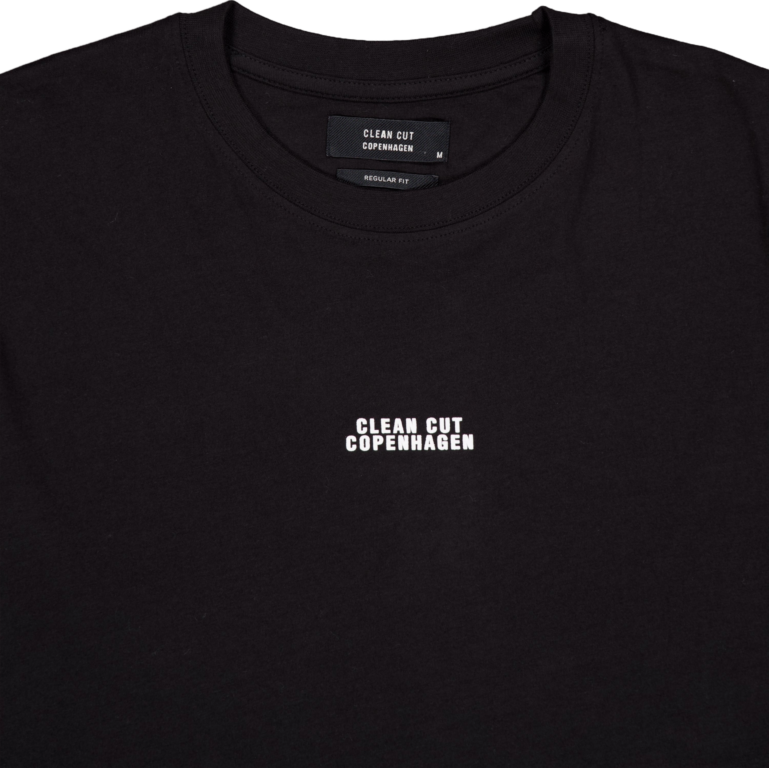 Cohen Brushed Tee Ss Black - Bild 3