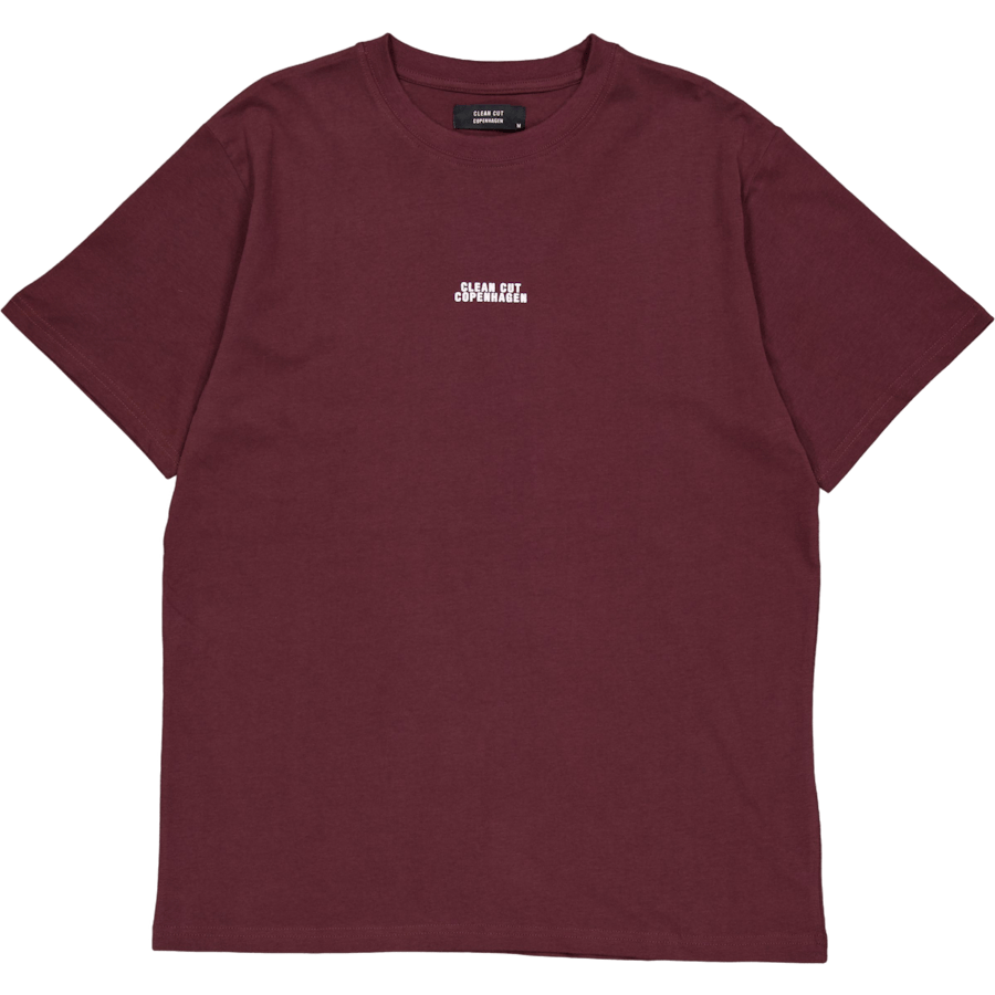Cohen Brushed Tee Ss Dark Plum