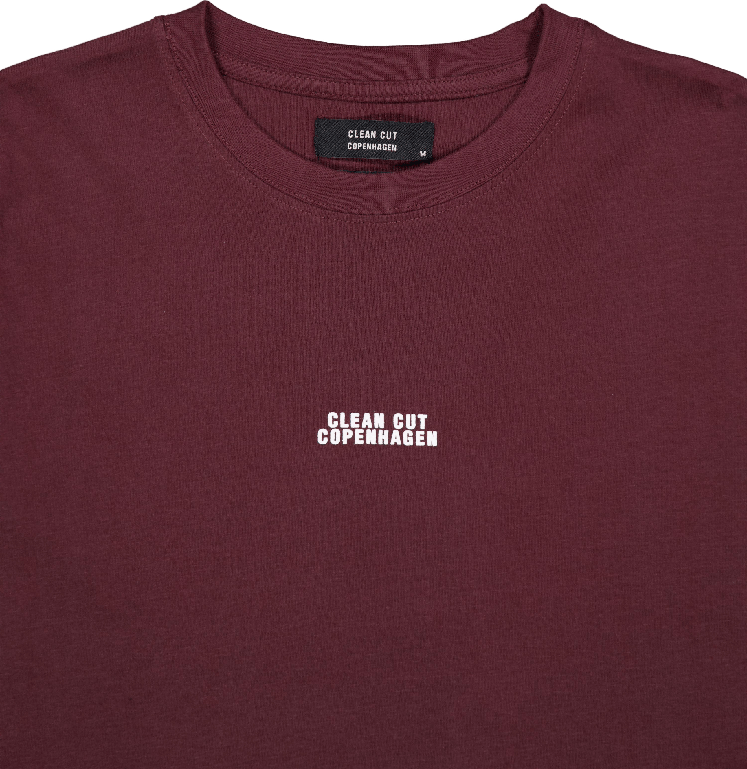Cohen Brushed Tee Ss Dark Plum - Bild 3