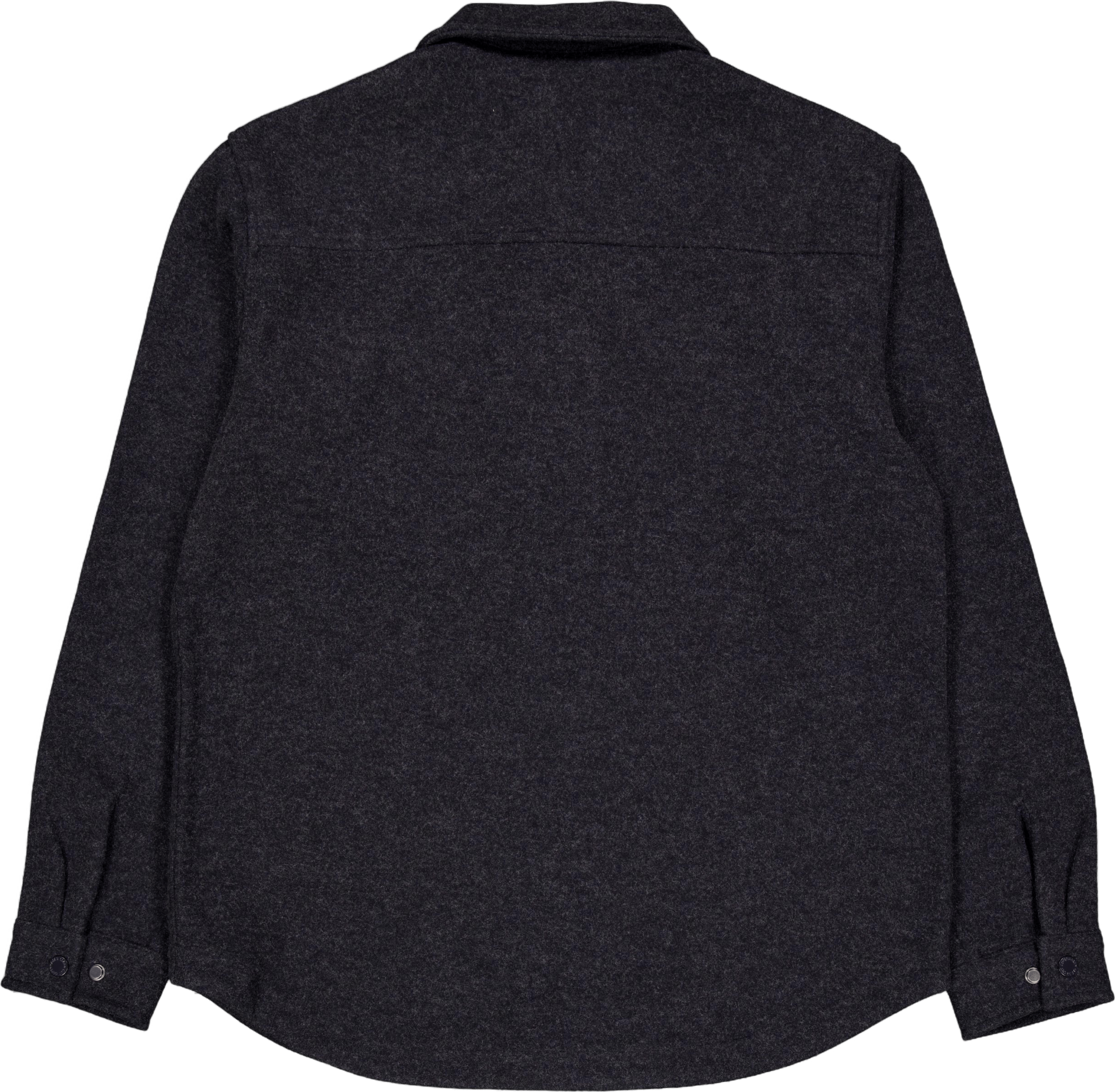 Dean Bonded Overshirt Dark Navy Melange - Bild 2