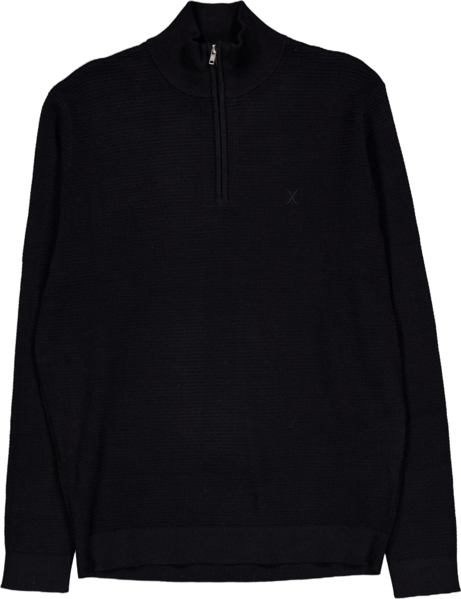 Oscar Half-zip Knit Black