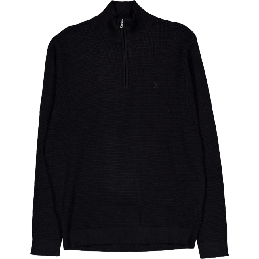 Oscar Half-zip Knit Black