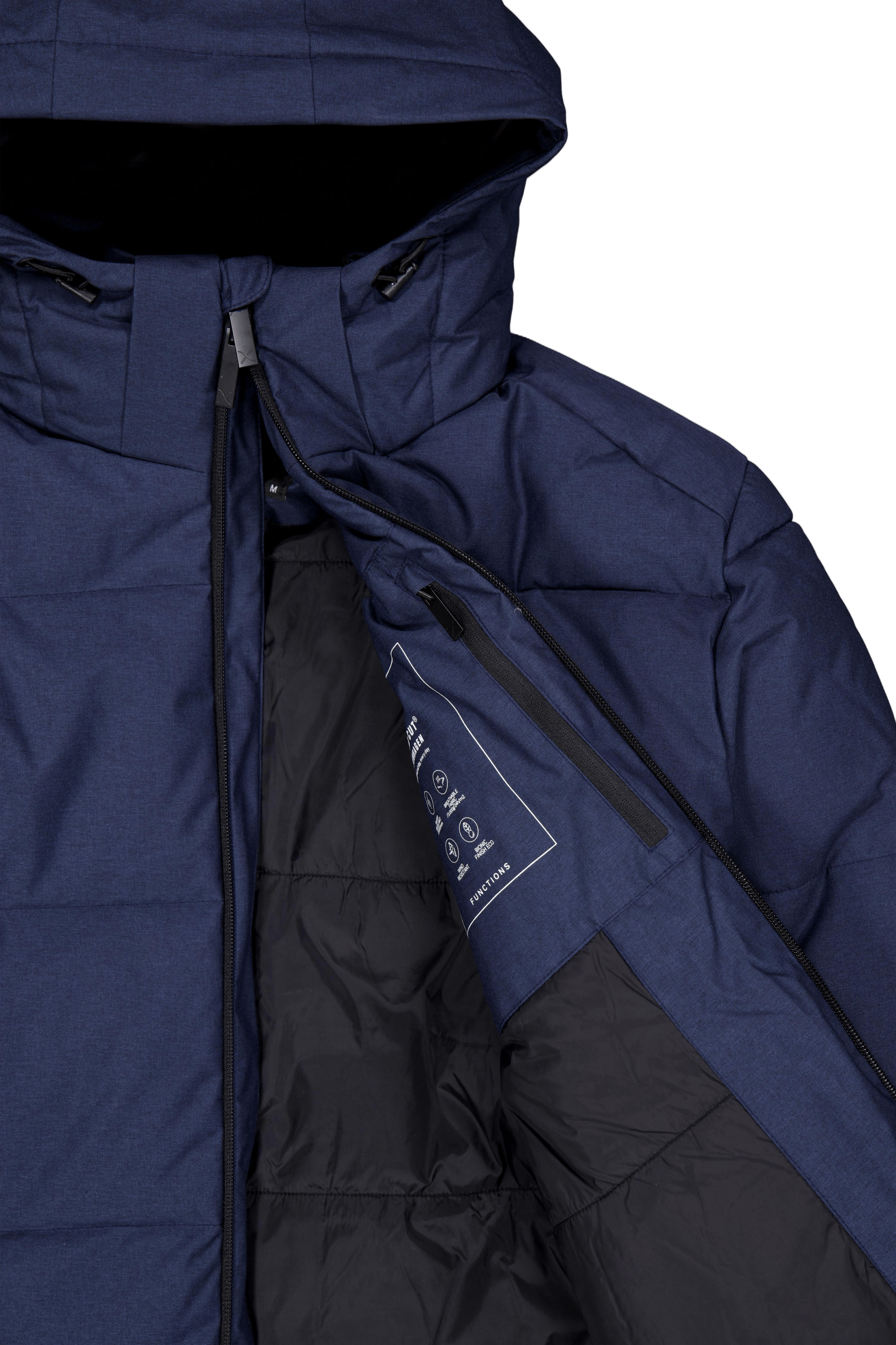 Gavin Puffer Coat Navy - Bild 4