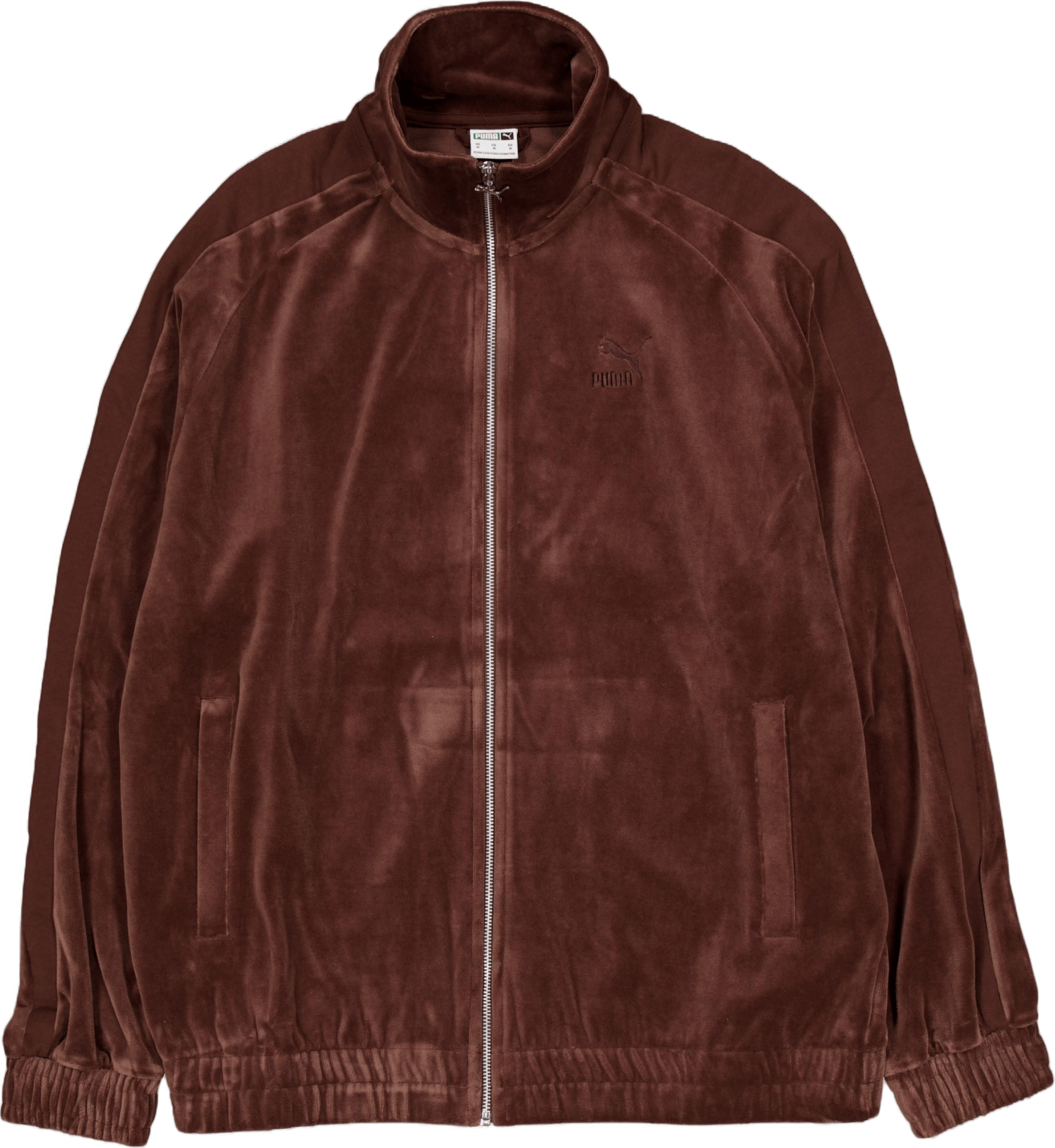 T7 Oversized Velour Track Jack Brown