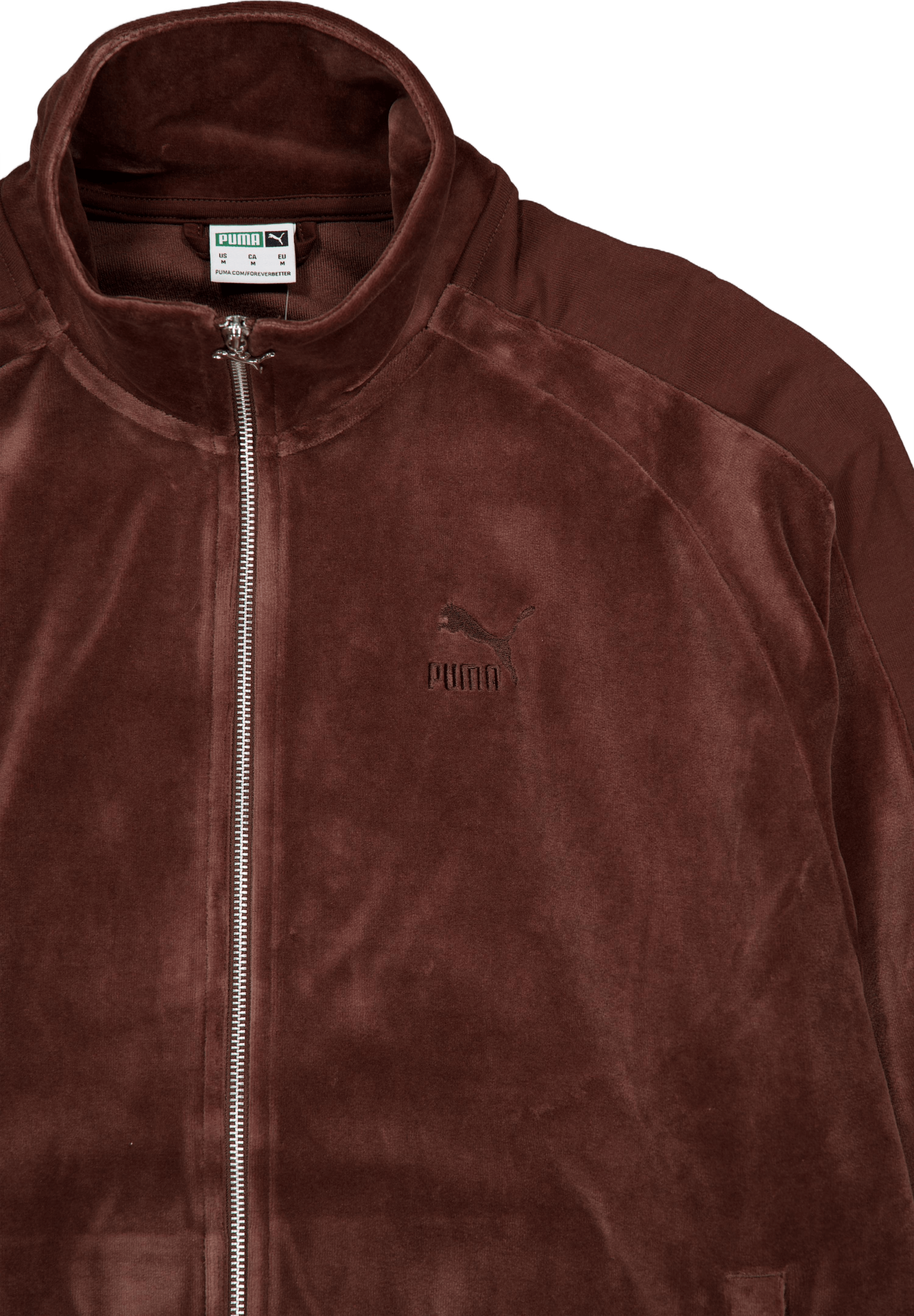 T7 Oversized Velour Track Jack Brown - Bild 3