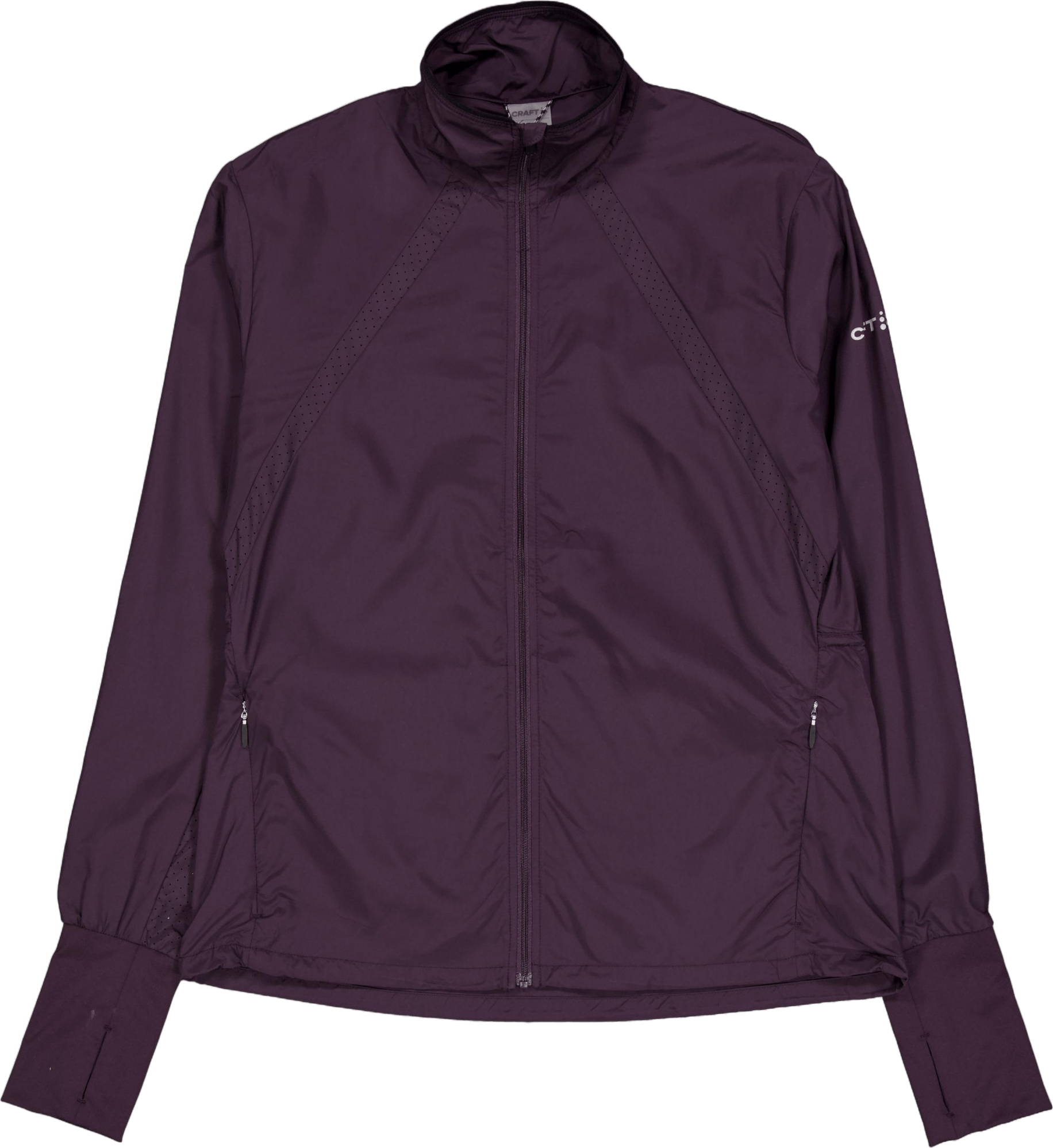 Adv Essence Wind Jacket W Dk Plum