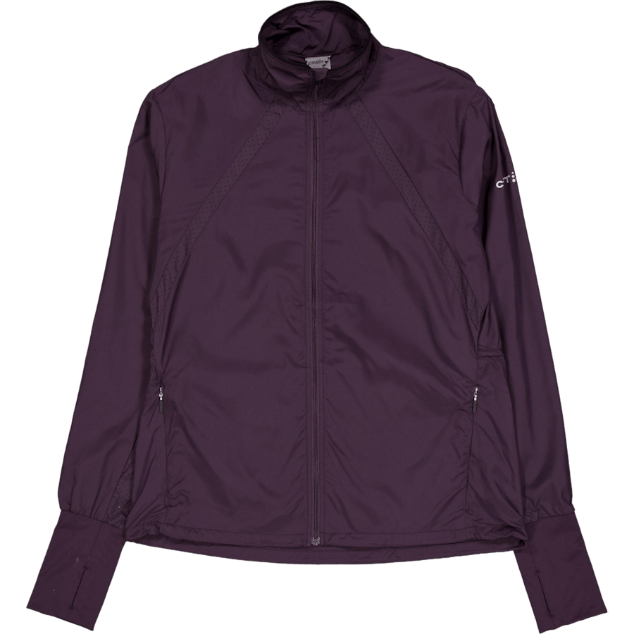 Adv Essence Wind Jacket W Dk Plum