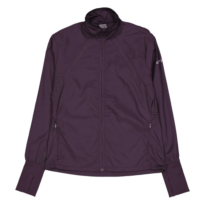 Adv Essence Wind Jacket W Dk Plum, Female, Odevy, bundy, Posilovať, Fialová, XS