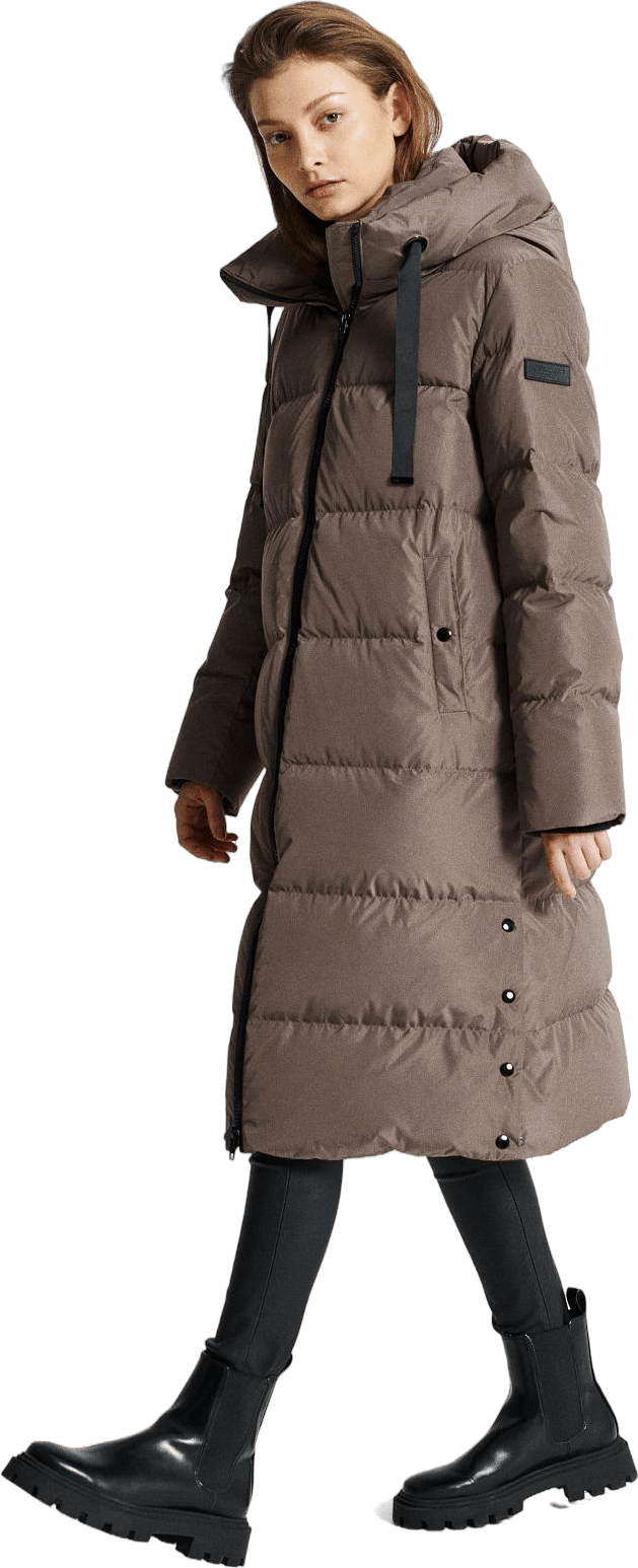 Camila Coat Mole Brown, Female, Klær, jakker, Brun, 36