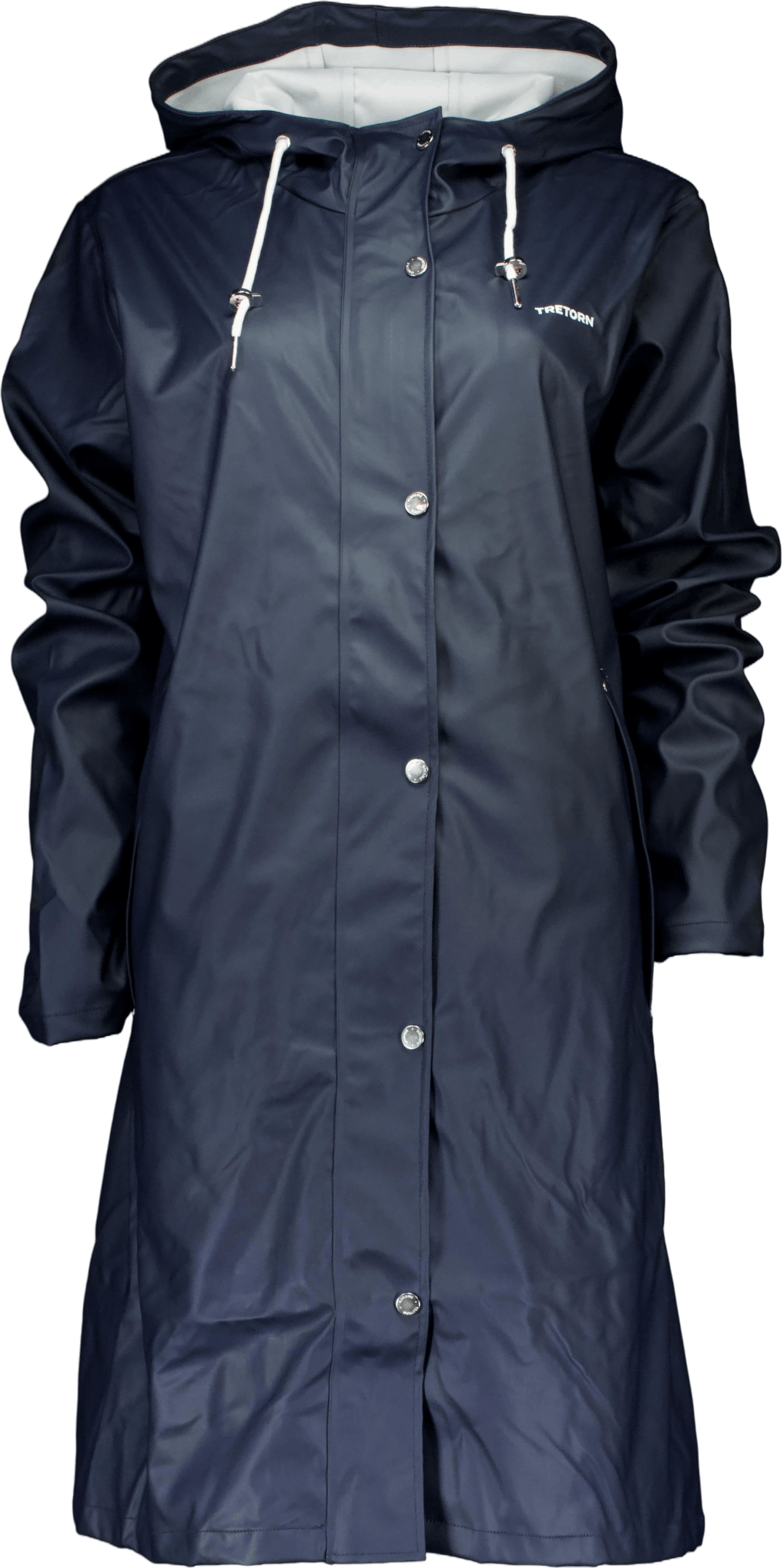 Wings A-shape Rain Coat Navy Blaze, Unisex, Apparels, jackets, Black, XL