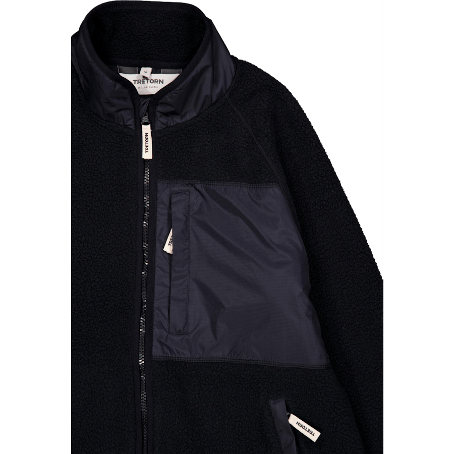 Farhult Pile Patch Jacket Black - Bild 3