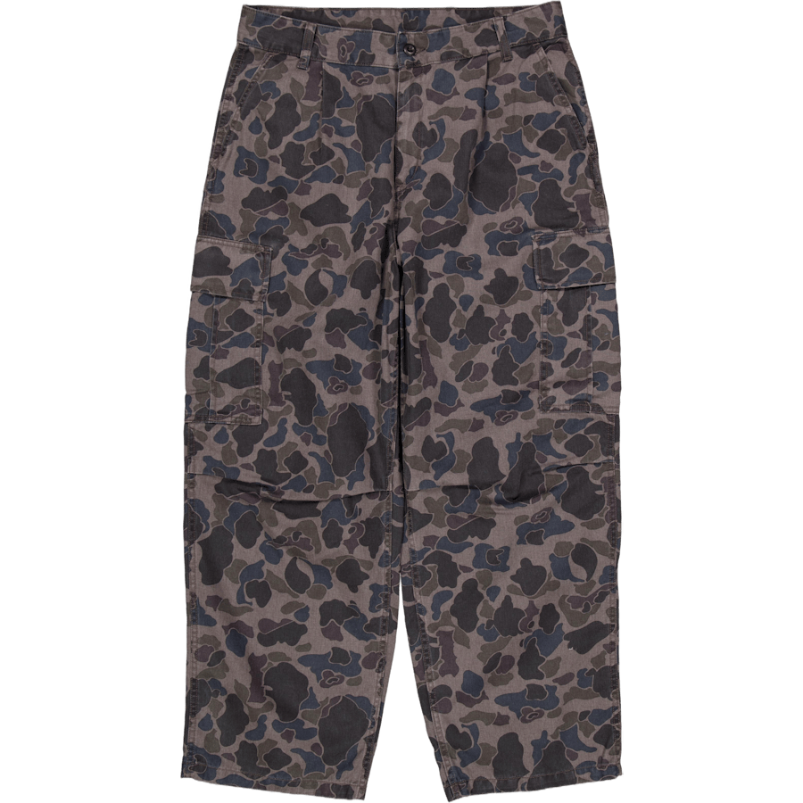 Cole Cargo Pant Camo Duck, Grey