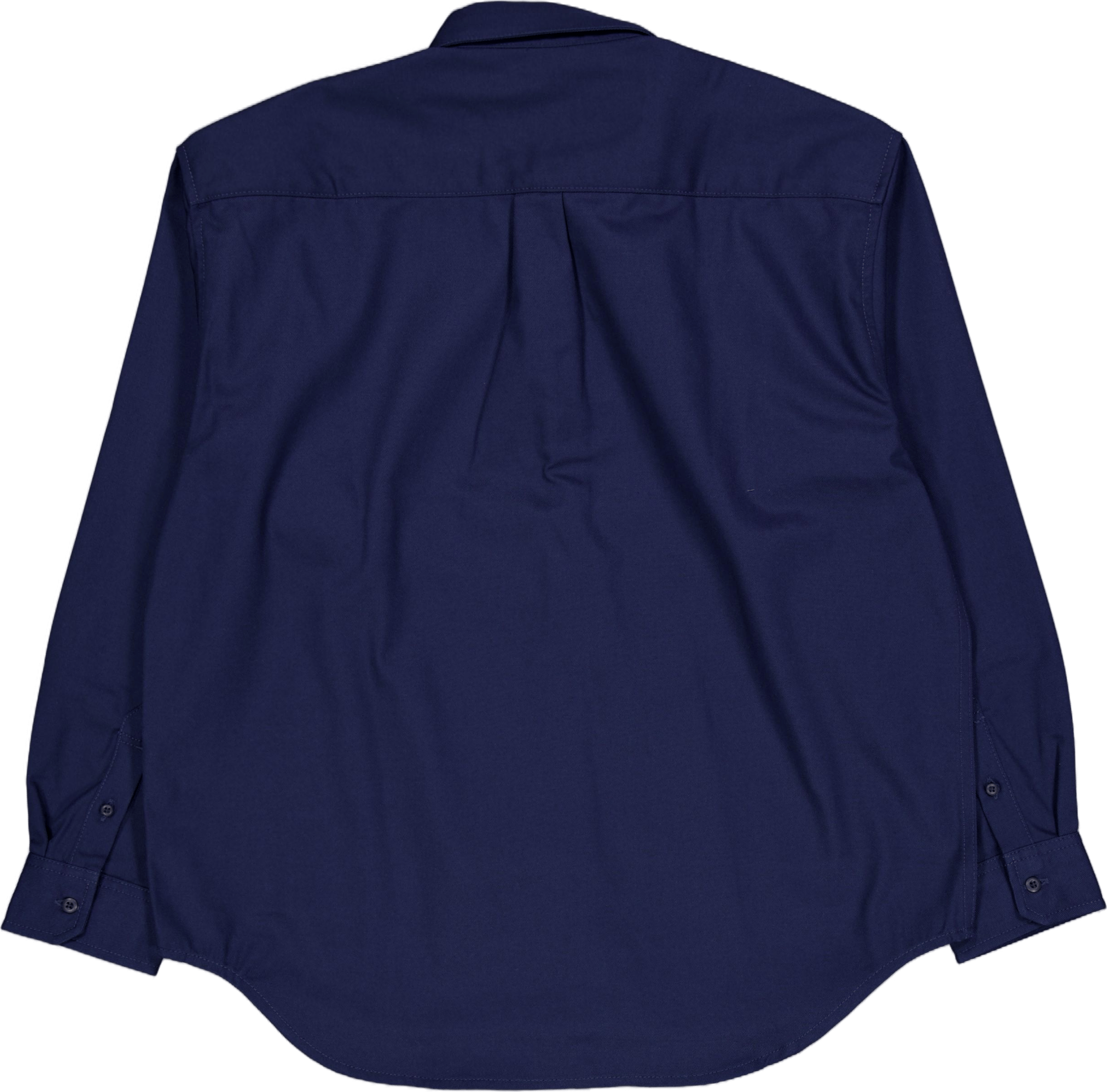 L/s Module Script Shirt Air Force Blue / White - Bild 2