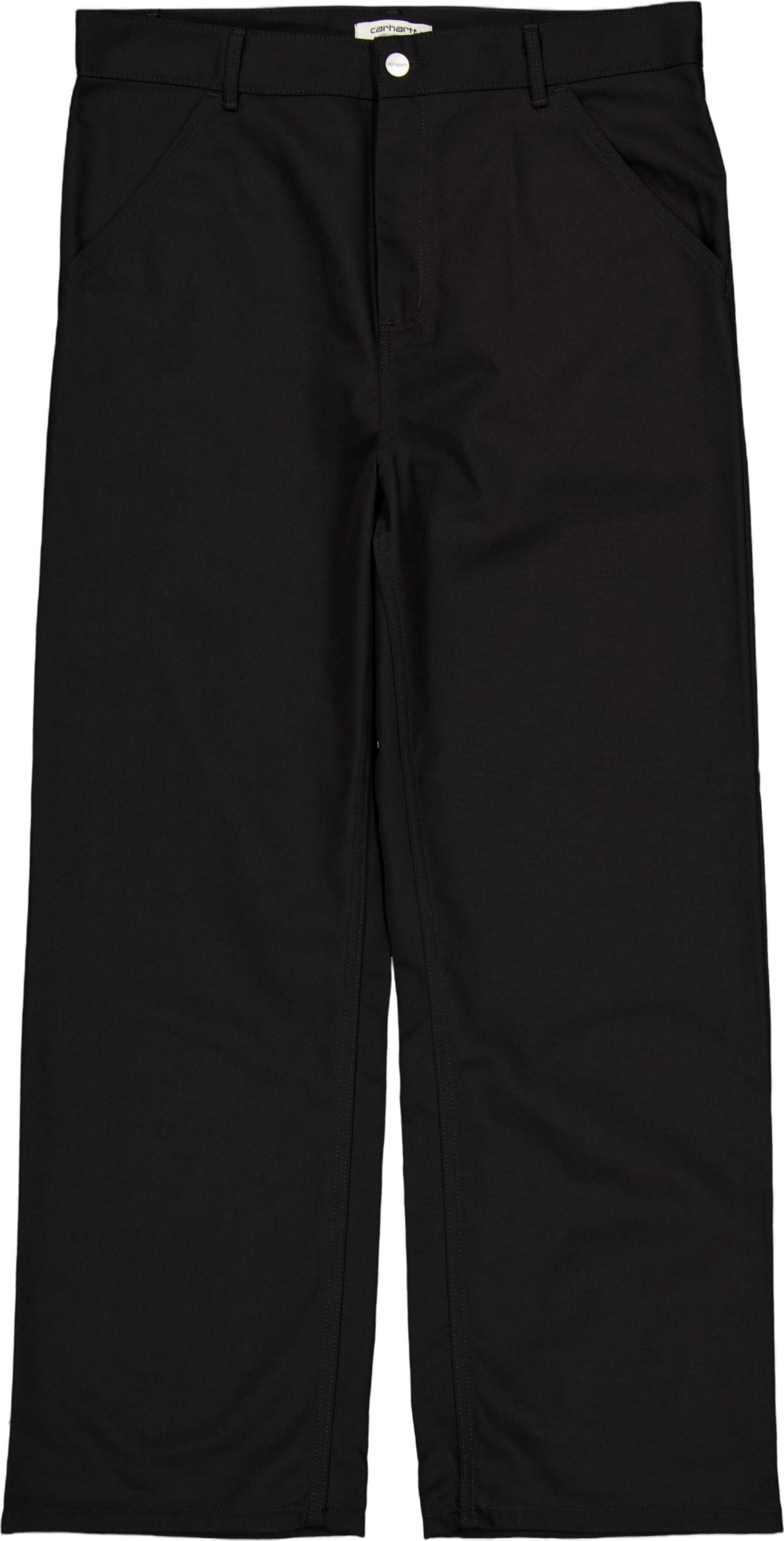 W' Simple Pant Black, Unisex, Kleding, Bottoms, Zwart, W33
