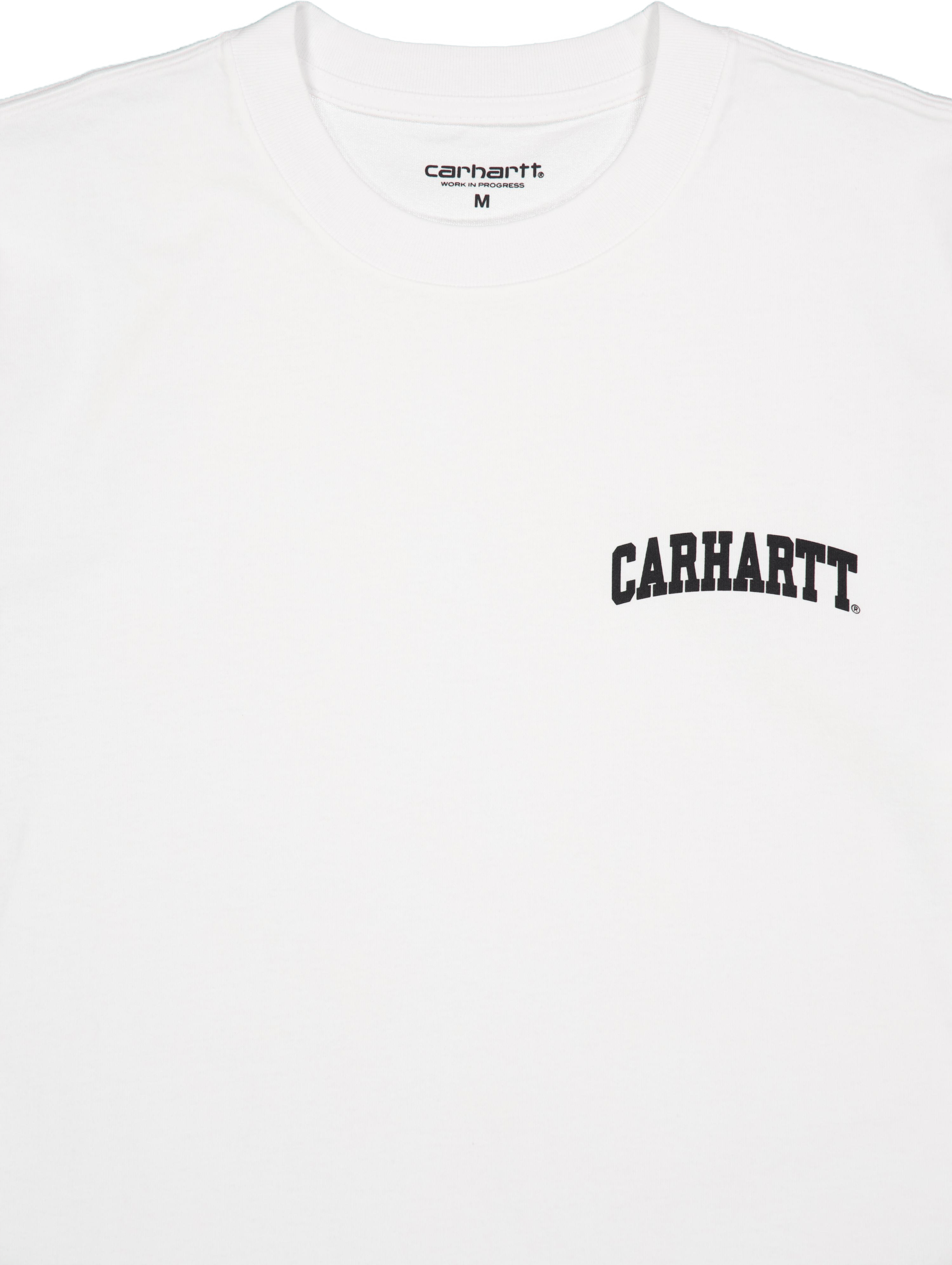 S/s University Script T-shirt White / Black - Bild 3