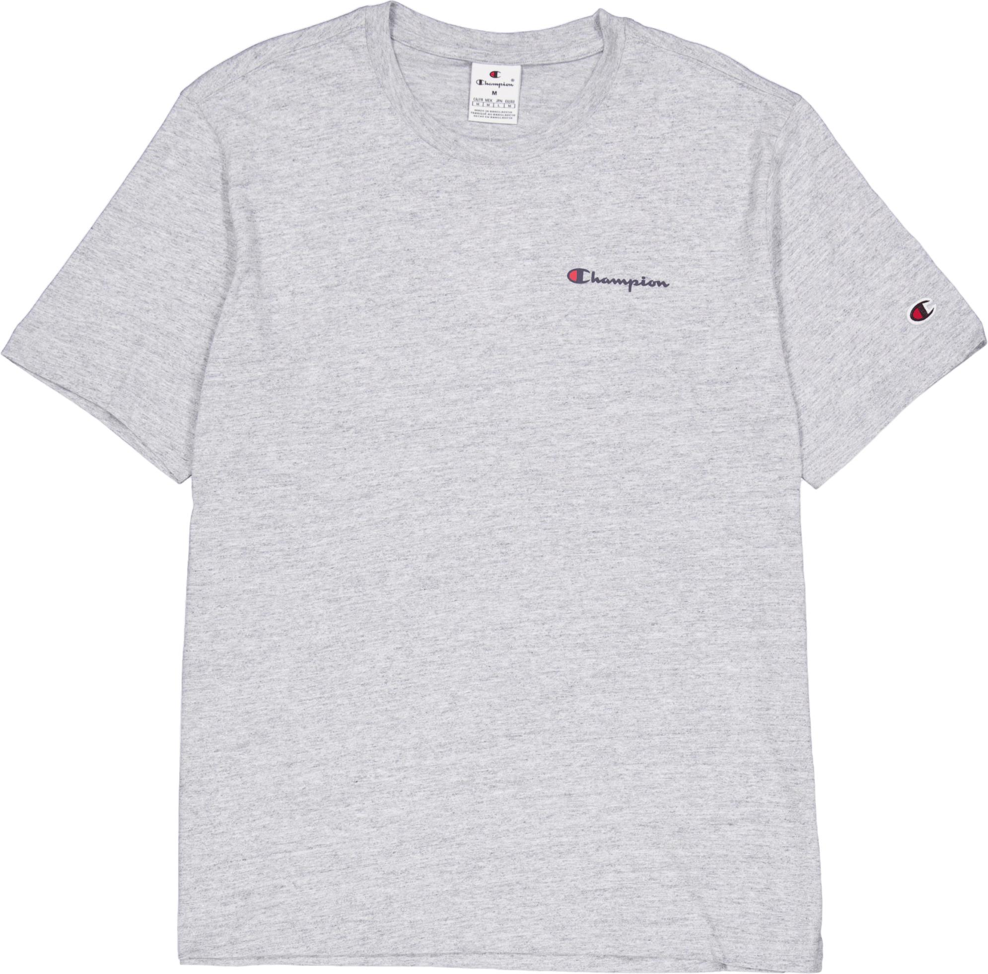 Crewneck T-shirt New Oxford Grey Melange, Male, Vaatteet, T-paita, Harmaa, M