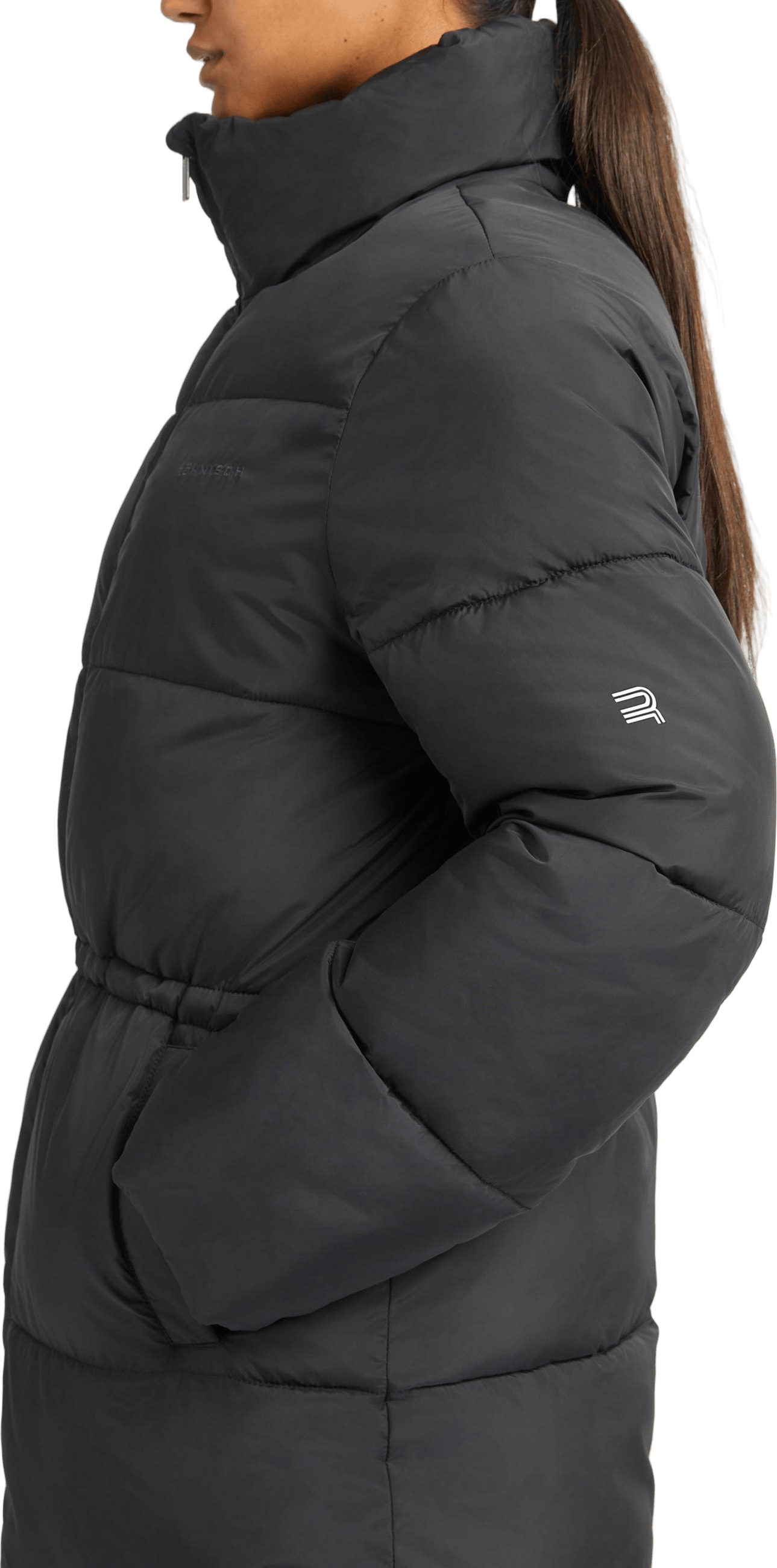 Pebble Drawstring Coat Black - Bild 4