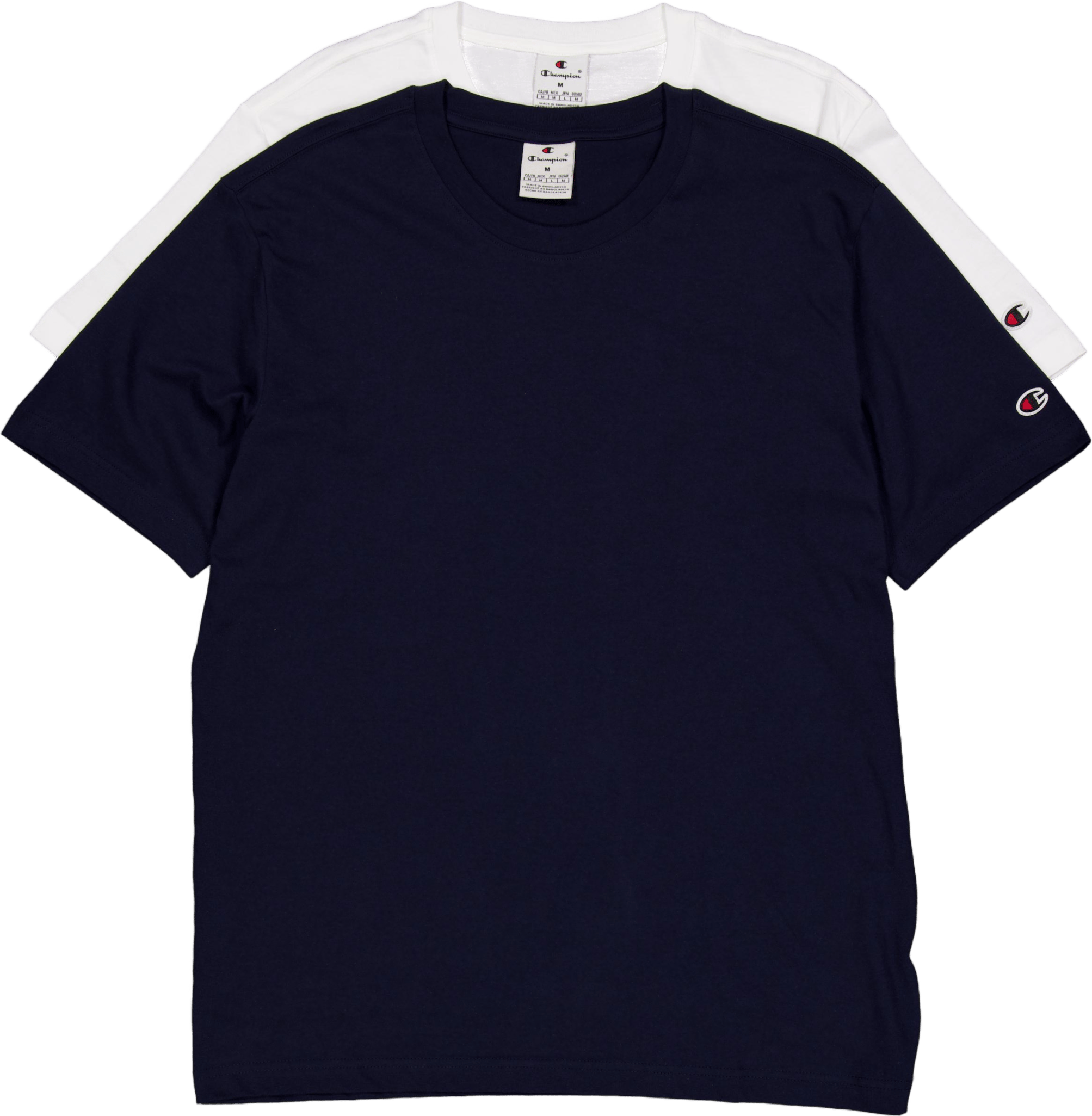 2pack Crew-neck White