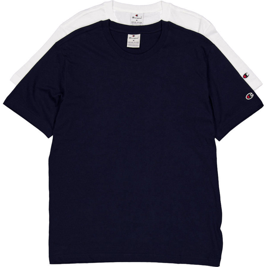 2pack Crew-neck White