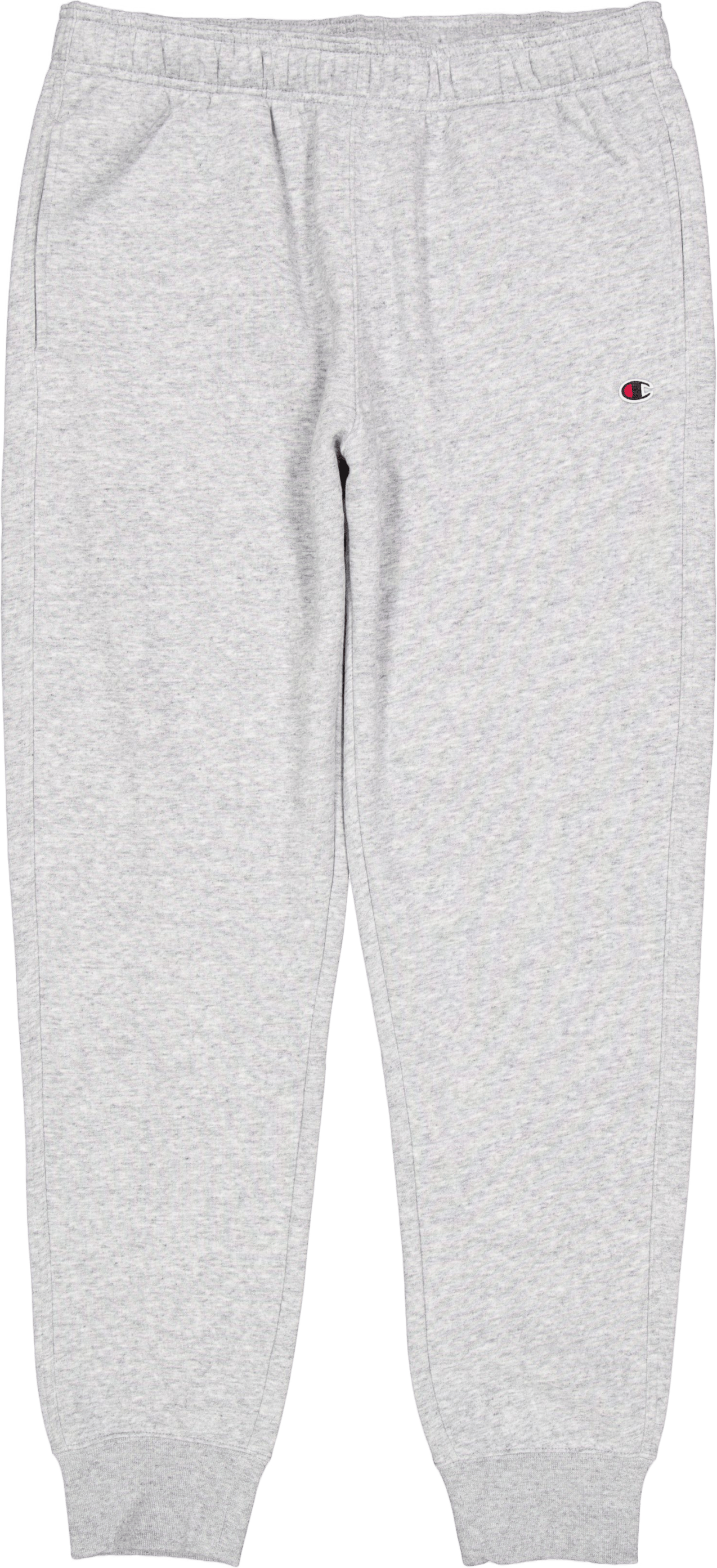 Rib Cuff Pants New Oxford Grey Melange, Male, Apparels, Pants, Grey, XXL