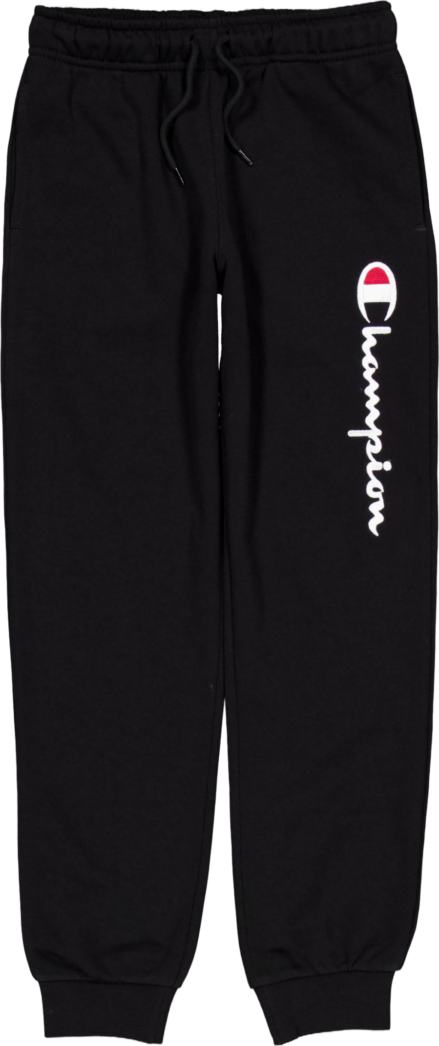 Rib Cuff Pants Black Beauty, Unisex, Apparels, Pants, Black, S