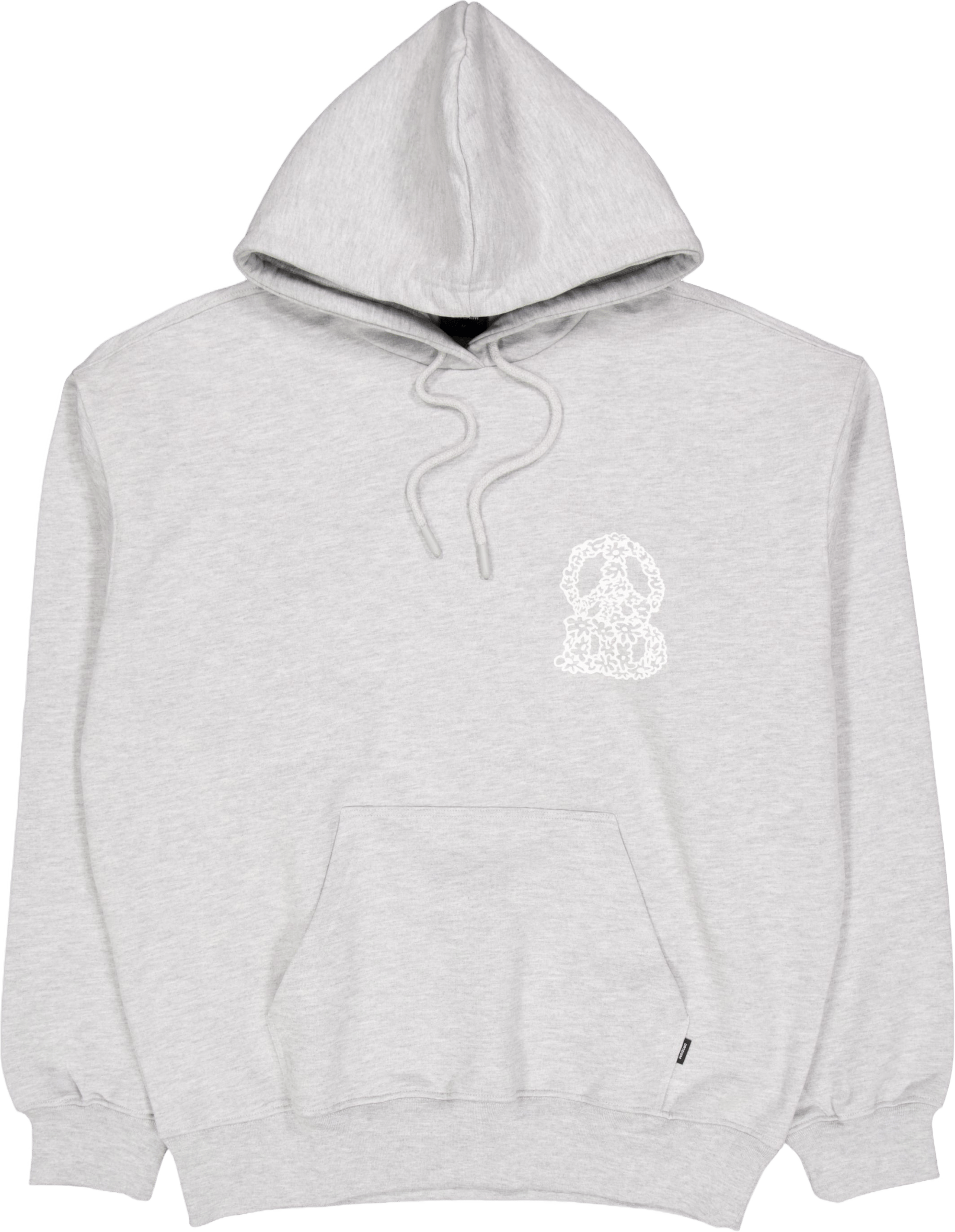 Damien Hoodie At3 Grey Melange Small Dd Peac