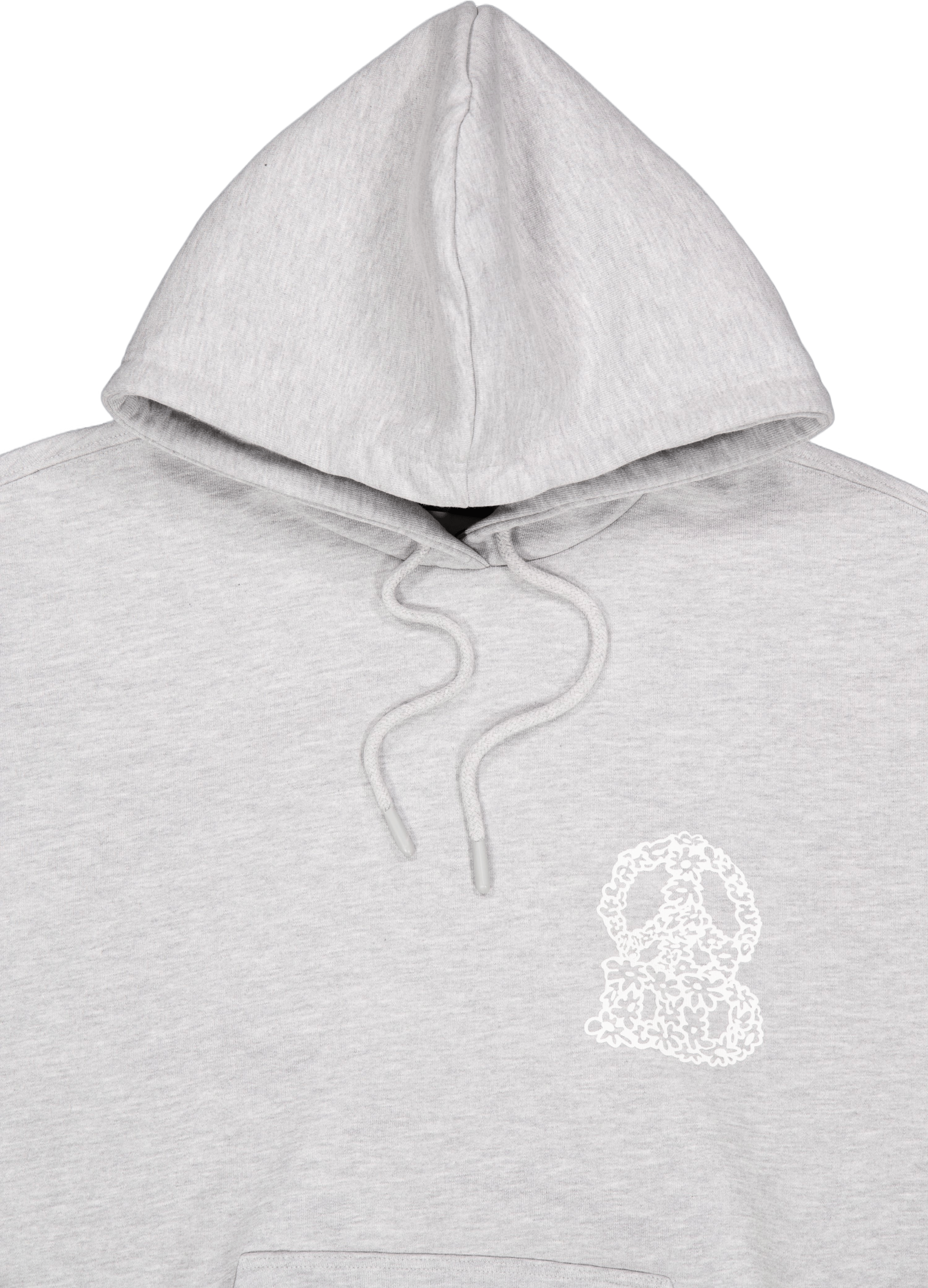 Damien Hoodie At3 Grey Melange Small Dd Peac - Bild 3