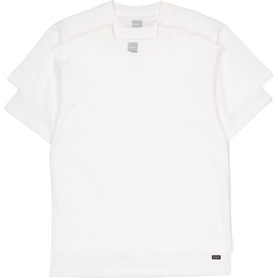 Huf Set 2 Pack Tees White