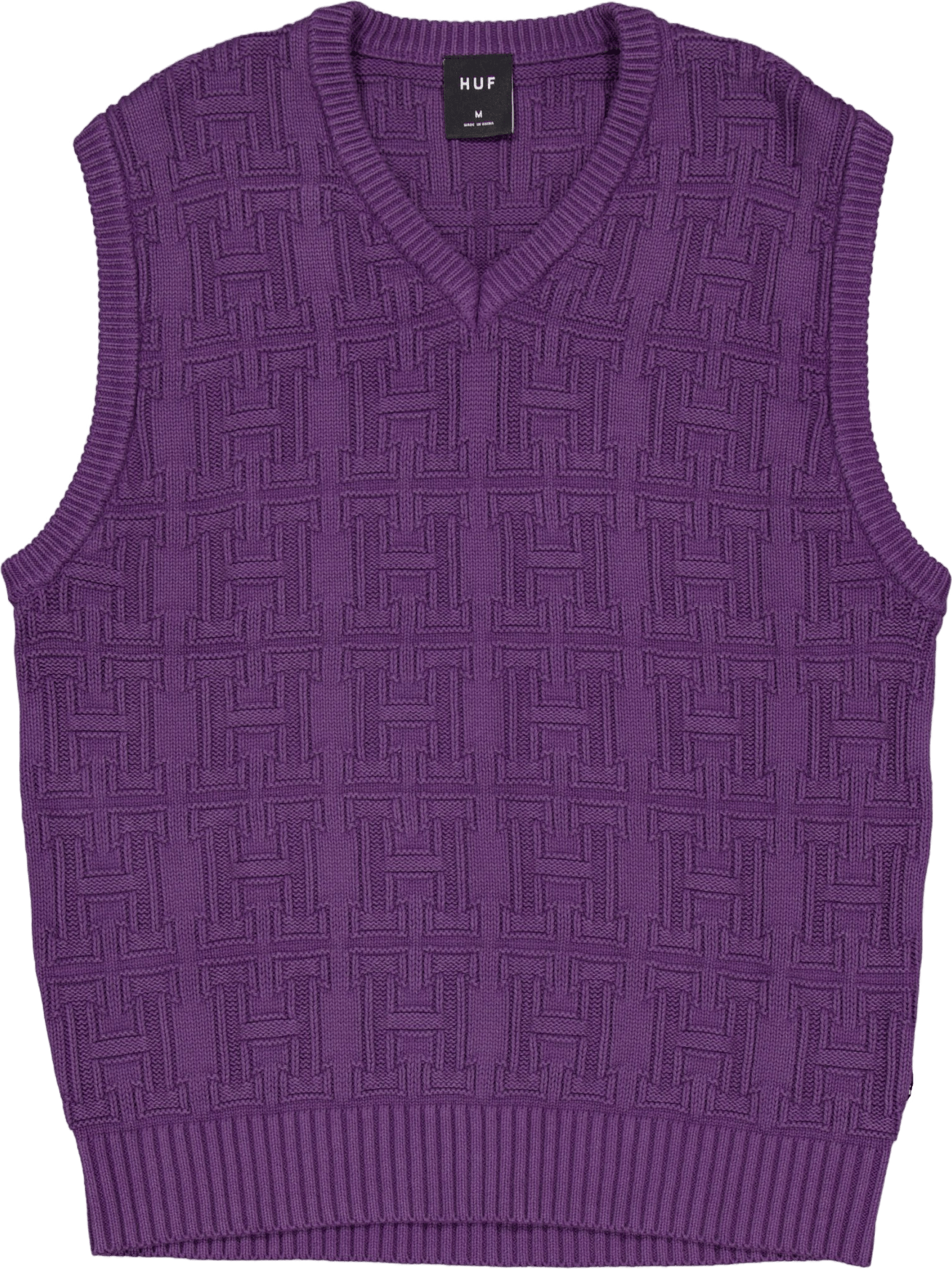 Interlaced Jacquard Overdyed V Raisin