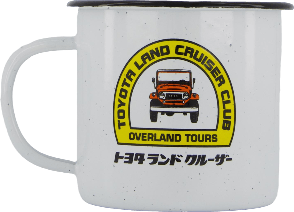 Coffee Break Enamel Cup White, Unisex, Ekwipunek, Akcesoria, Biały, ONESIZE