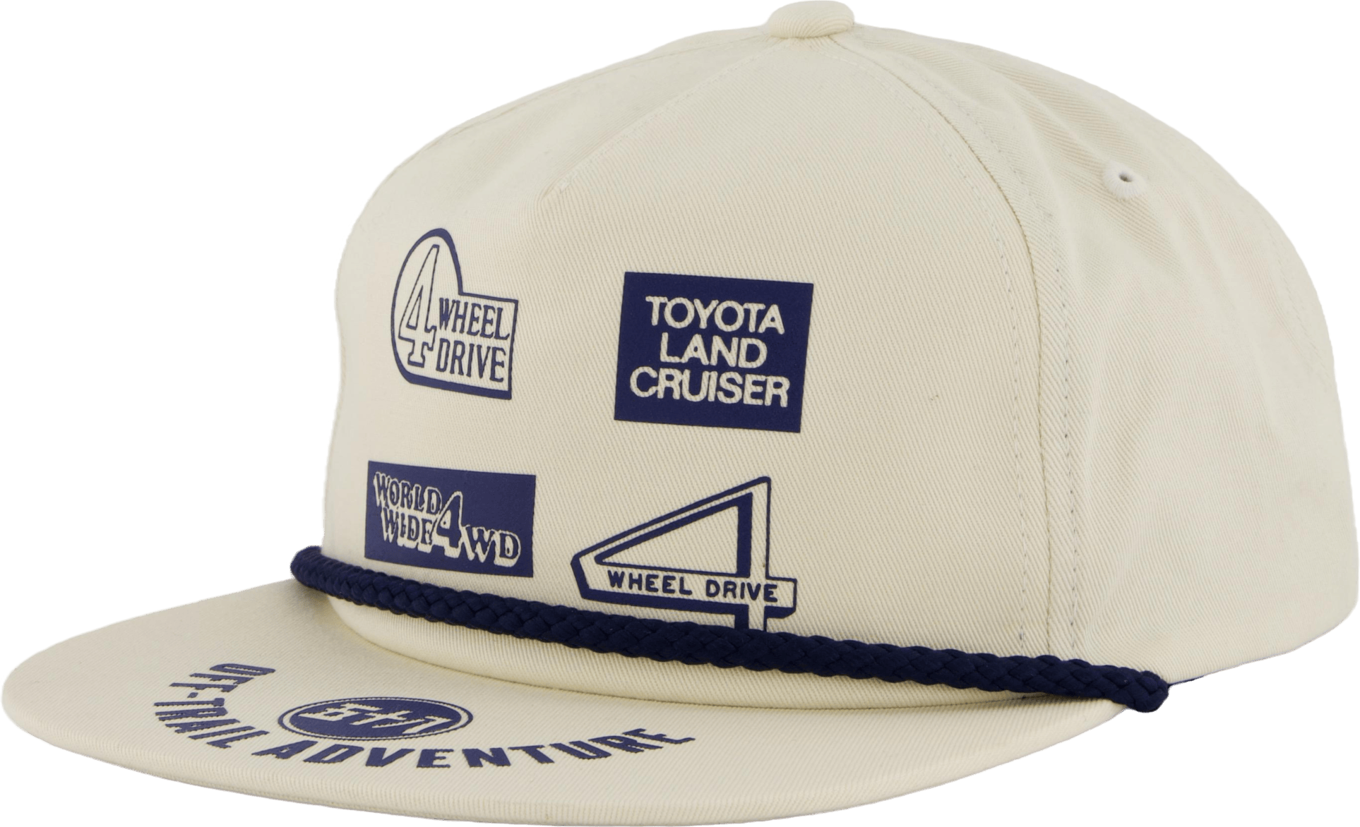 4 Wheel Drive Trucker Hat Natural