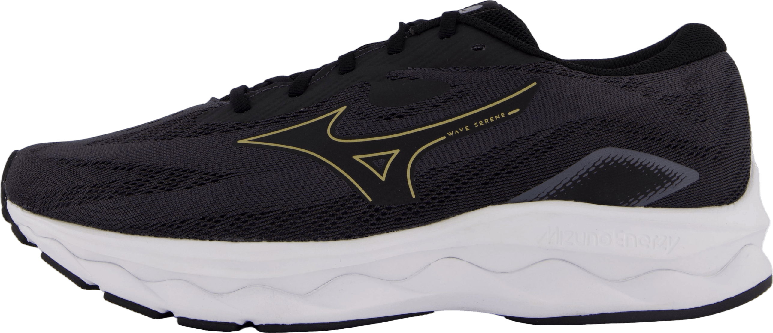 Wave Serene Ebony/gloden Halo /mizuno Snow, Male, Sko, Løbesko, Løb, Brun, EU 44,5