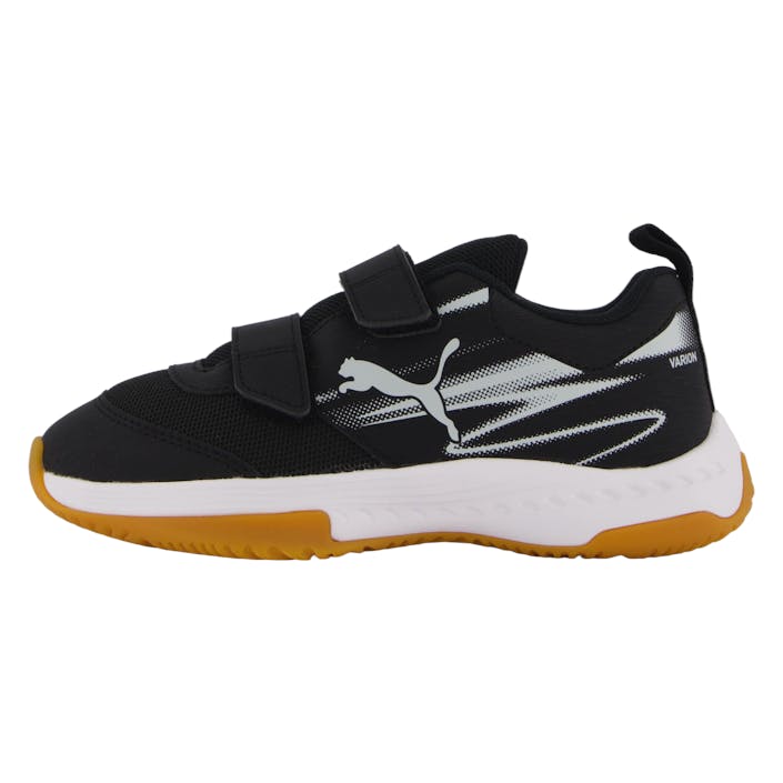 Varion Ii V Jr Indoor Puma Black-cool Light Gray-gum, Unisex, Buty, Buty treningowe, Piłka nożna, Wielokolorowy, EU 31