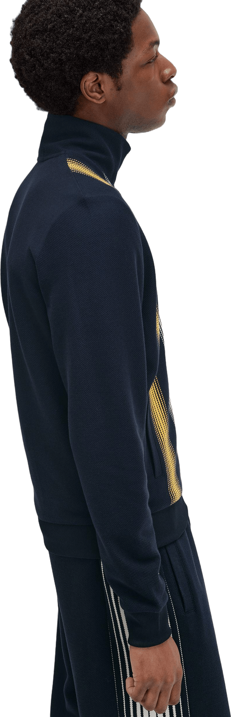 Ombre Stripe Track Jkt 608 Navy - Bild 3