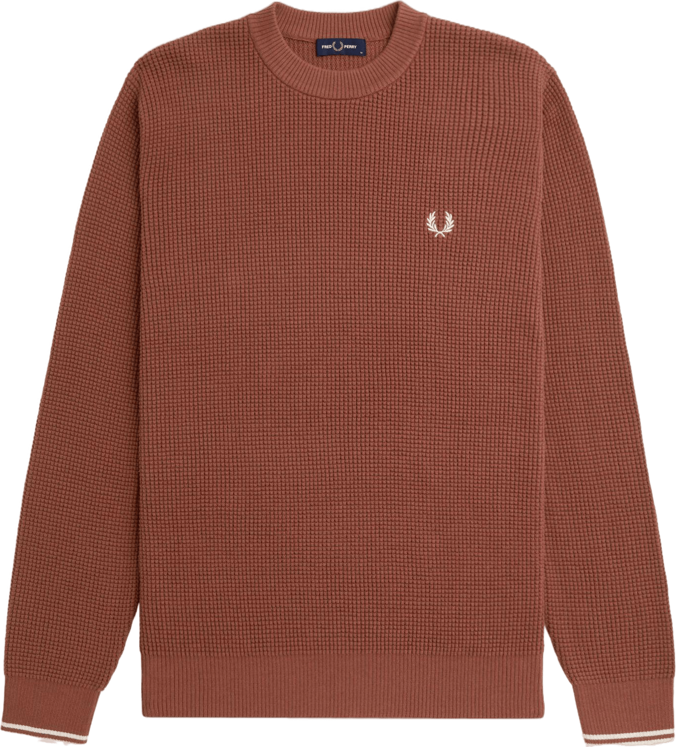 Waffle Stitch Jumper S54 Whisky Brown - Bild 5