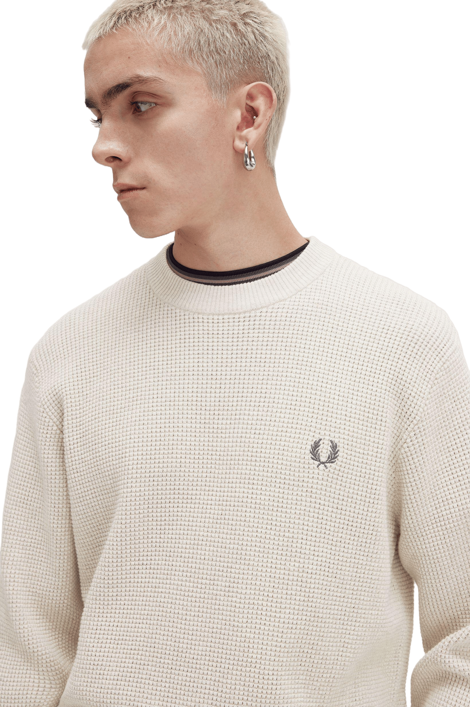 Waffle Stitch Jumper X23 Porridge Marl - Bild 4