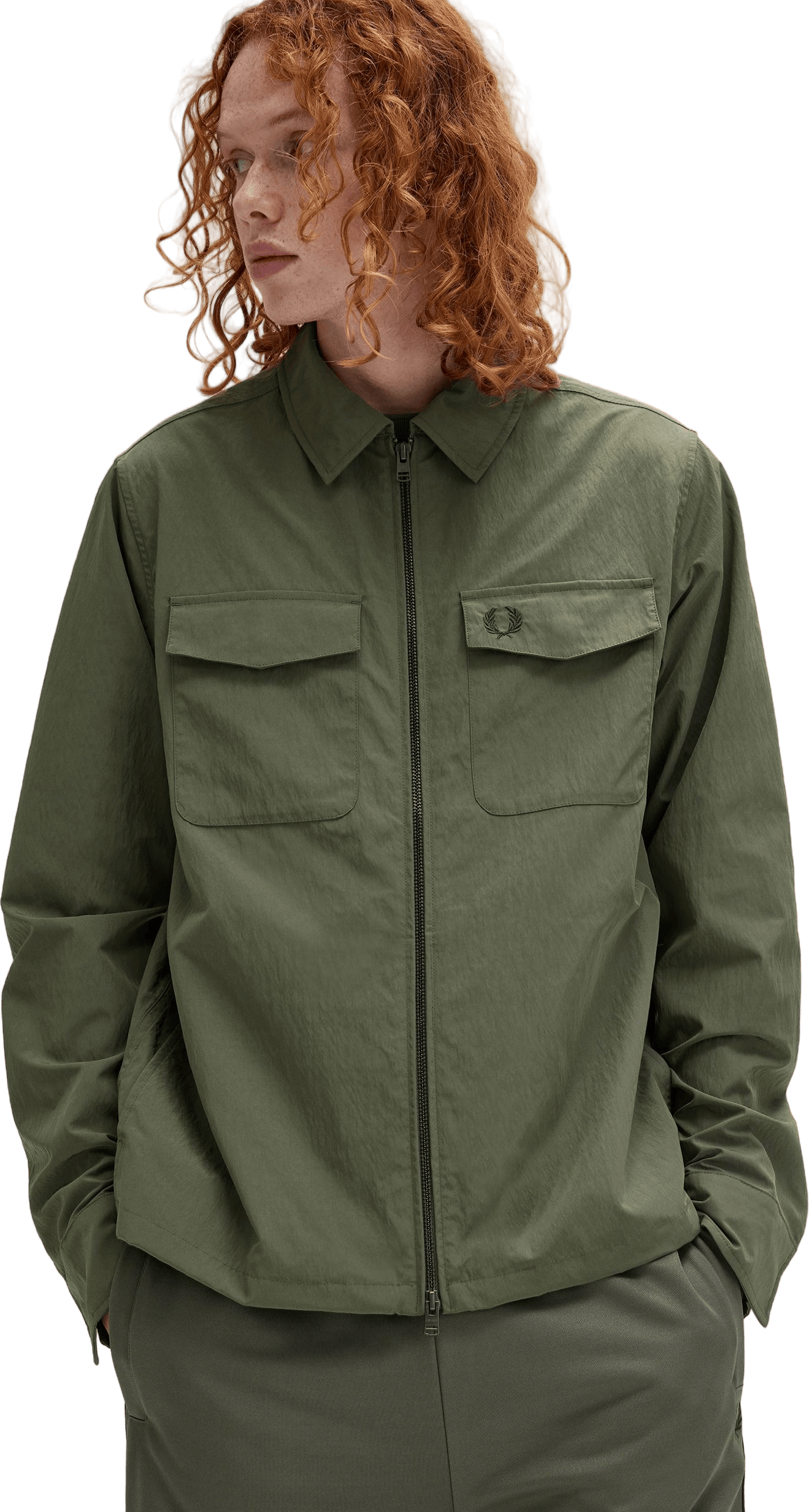 Pocket Overshirt W19 Laurel Wreath Green