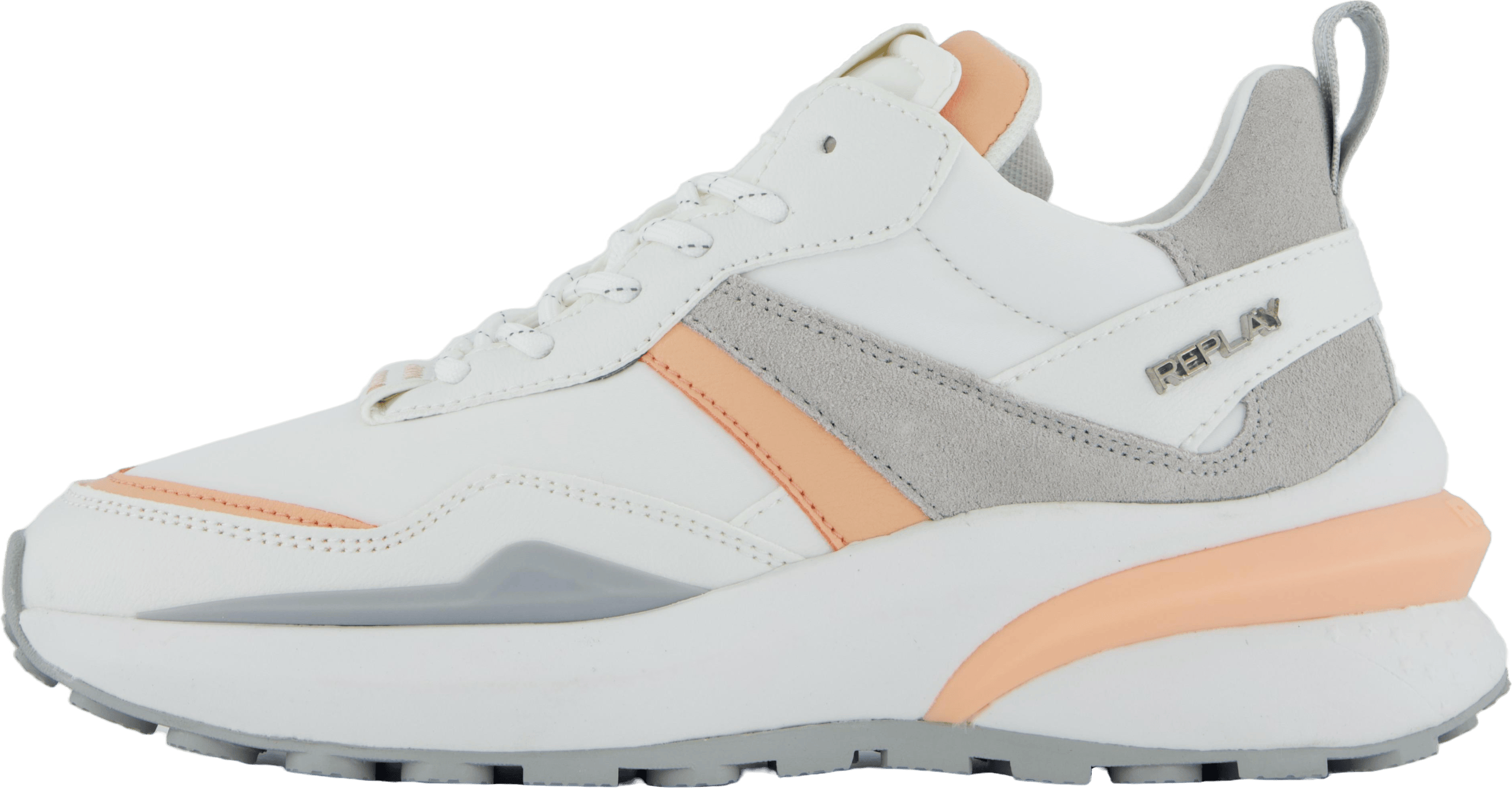 Athena Run White Orange