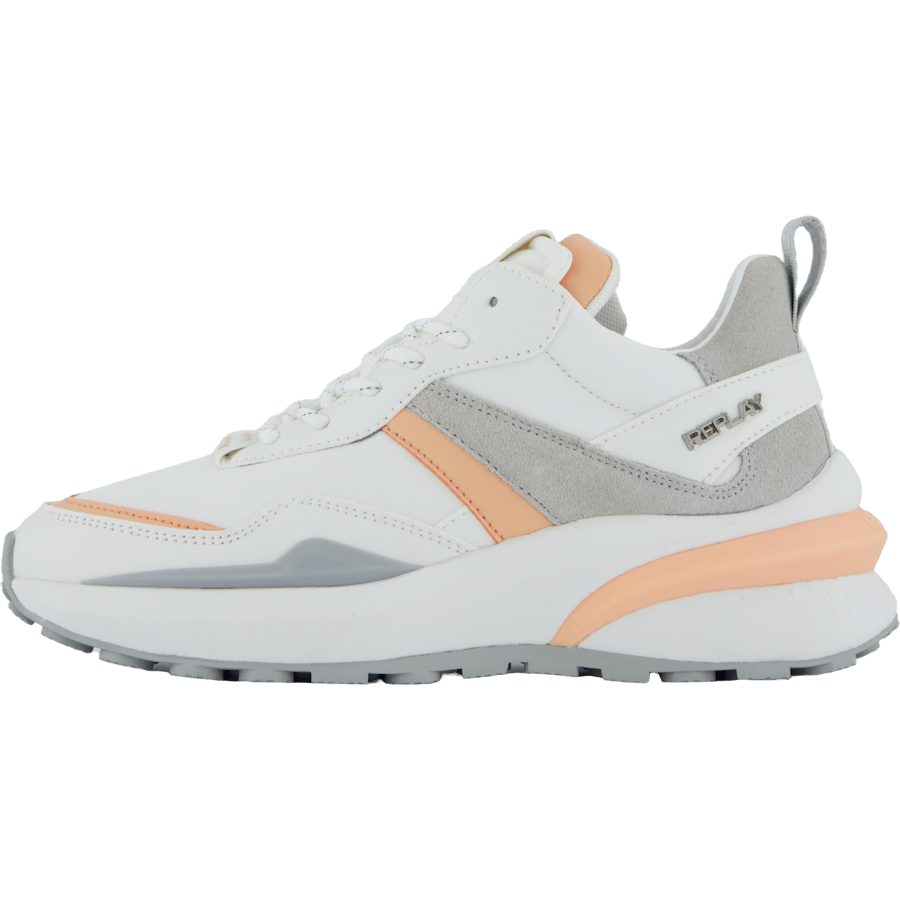Athena Run White Orange
