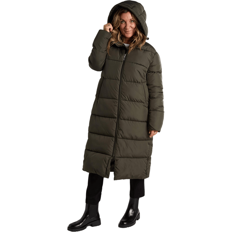 Deyna Reco Coat Dark Olive