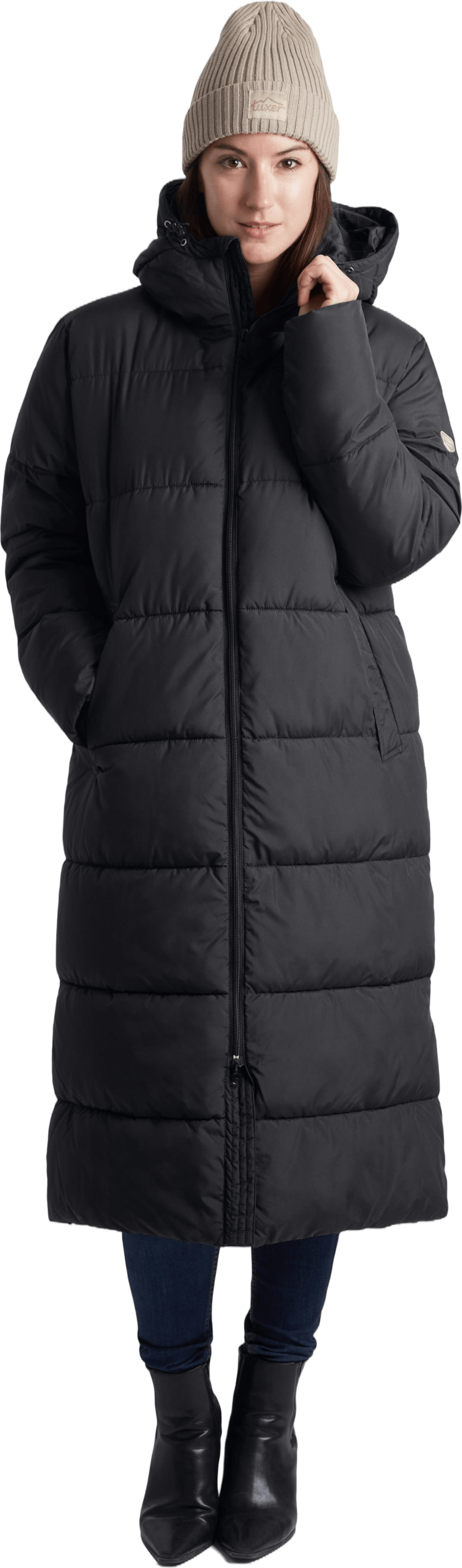 Deyna Reco Coat Black, Female, Apparels, jackets, Black, XS