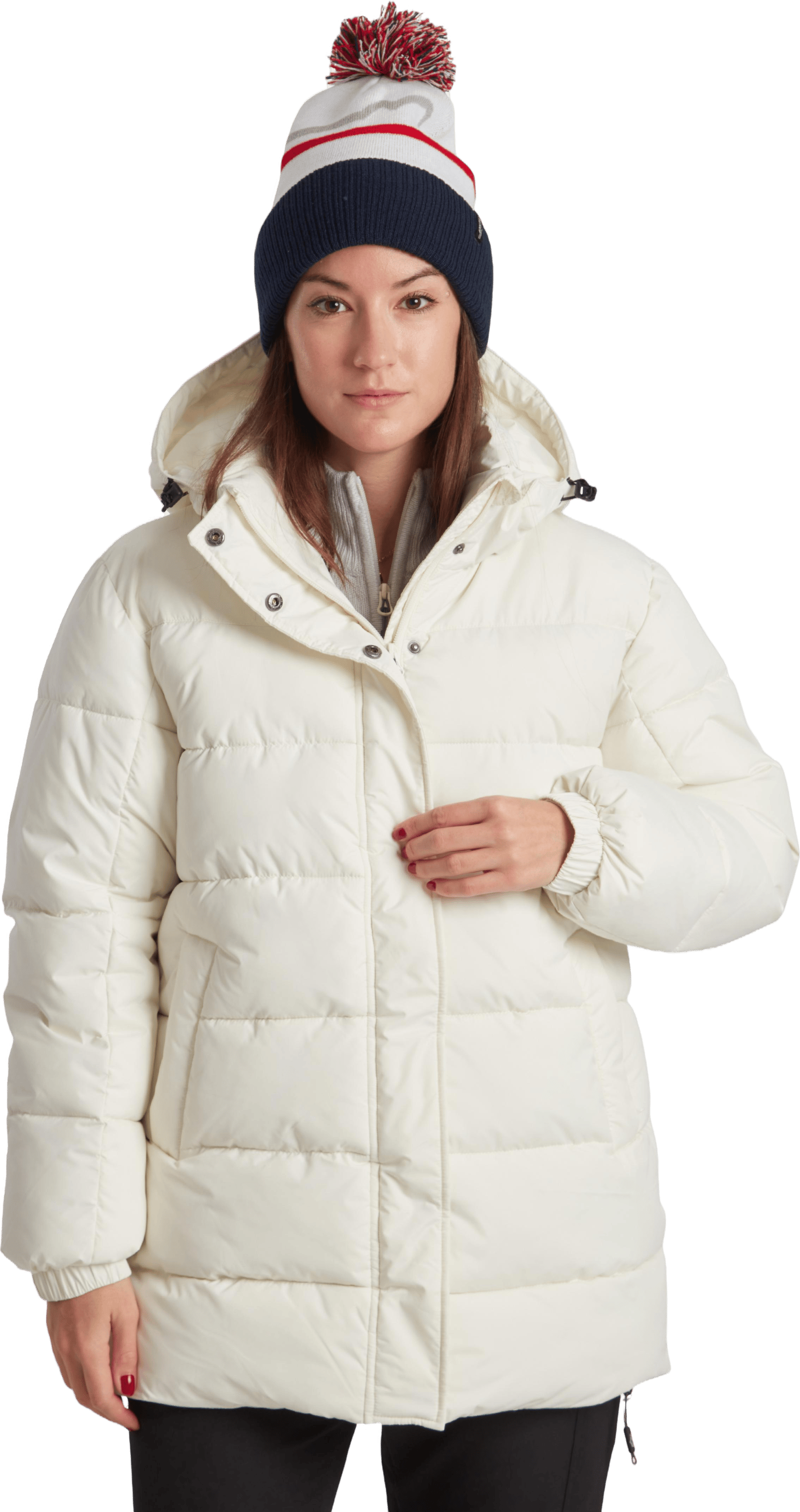 Gina Reco Jacket Tofu, Female, Apparels, jackets, White, XXXL