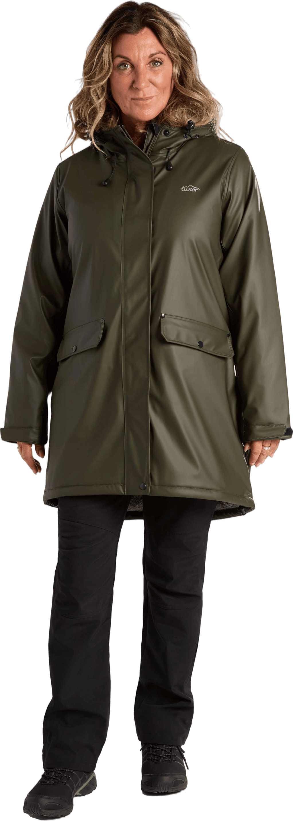 Tammy Jacket Dark Olive, Female, Apparels, jackets, Green, XXXL