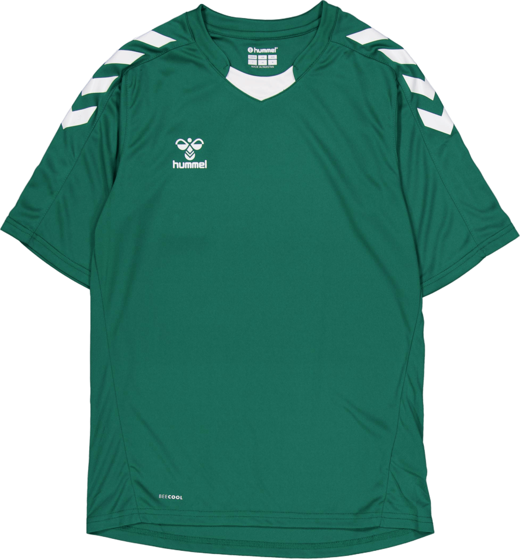 Hmlcore Xk Poly Jersey S/s Evergreen