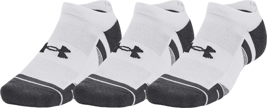 Ua Performance Tech 3pk Ns White, Unisex, Kläder, Strumpor, Vit, L