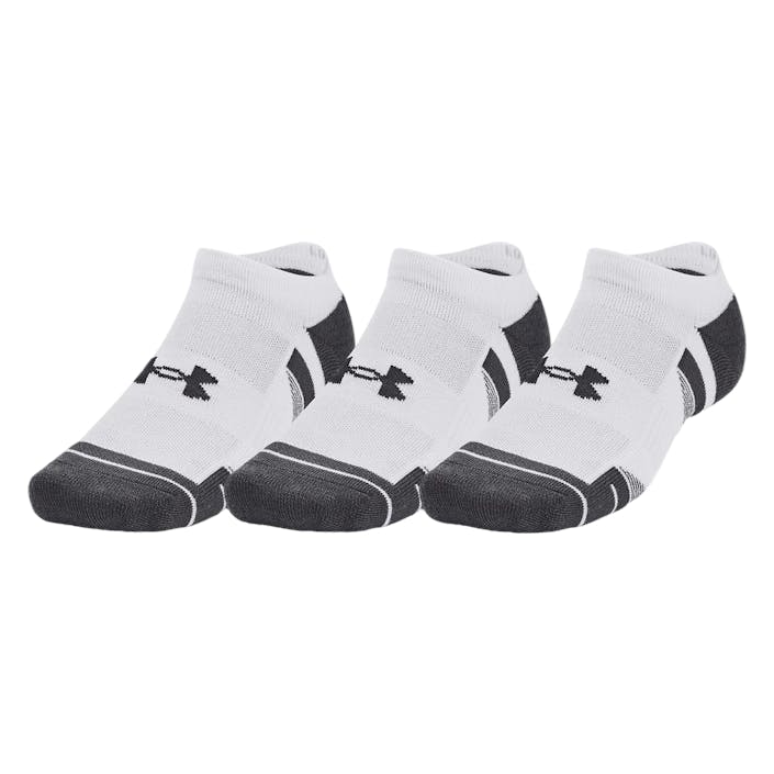 Ua Performance Tech 3pk Ns White, Unisex, Kläder, Strumpor, Vit, L