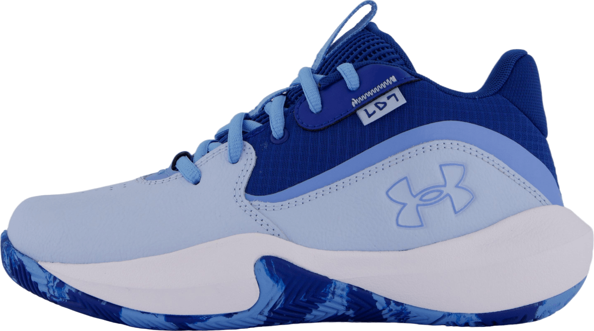 Ua Ps Lockdown 7 Horizon Blue, Unisex, Topánky, Cvičebná obuv, Basketbal, Modrá, EU 28